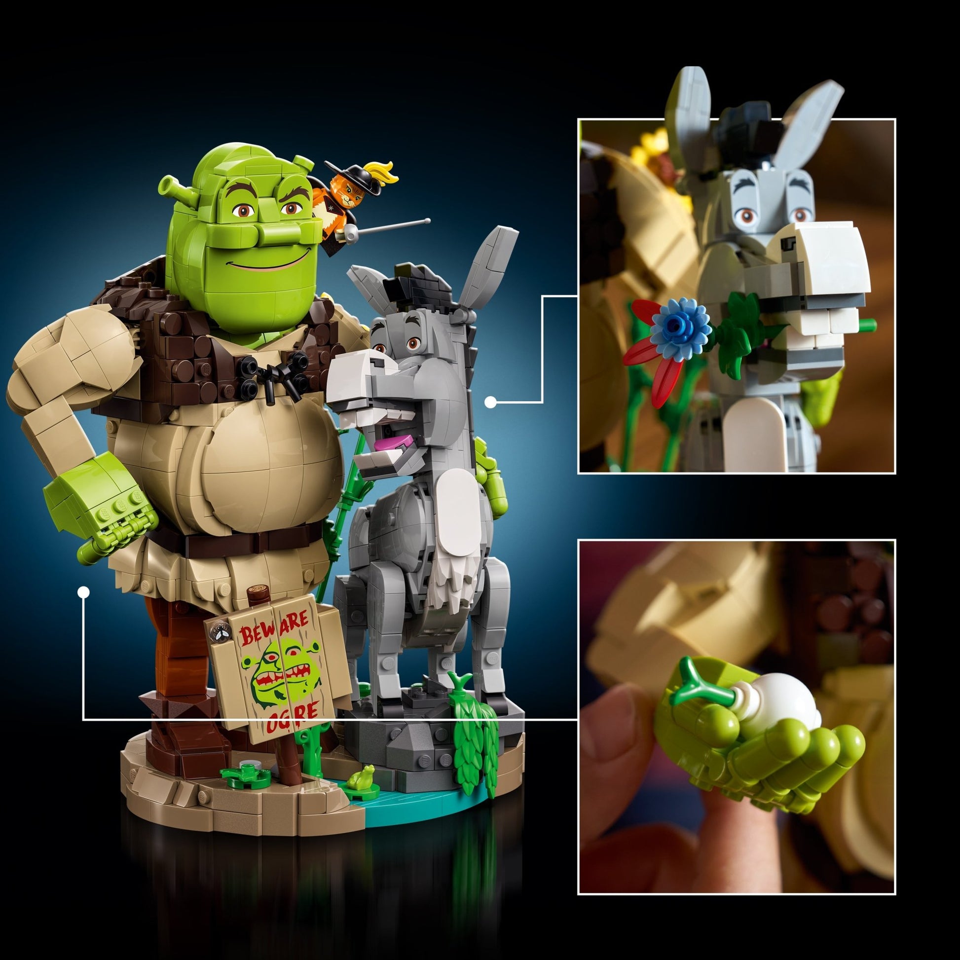 LEGO® Shrek: Shrek, Donkey & Puss in Boots 72423 - Mastermind Toys___253876