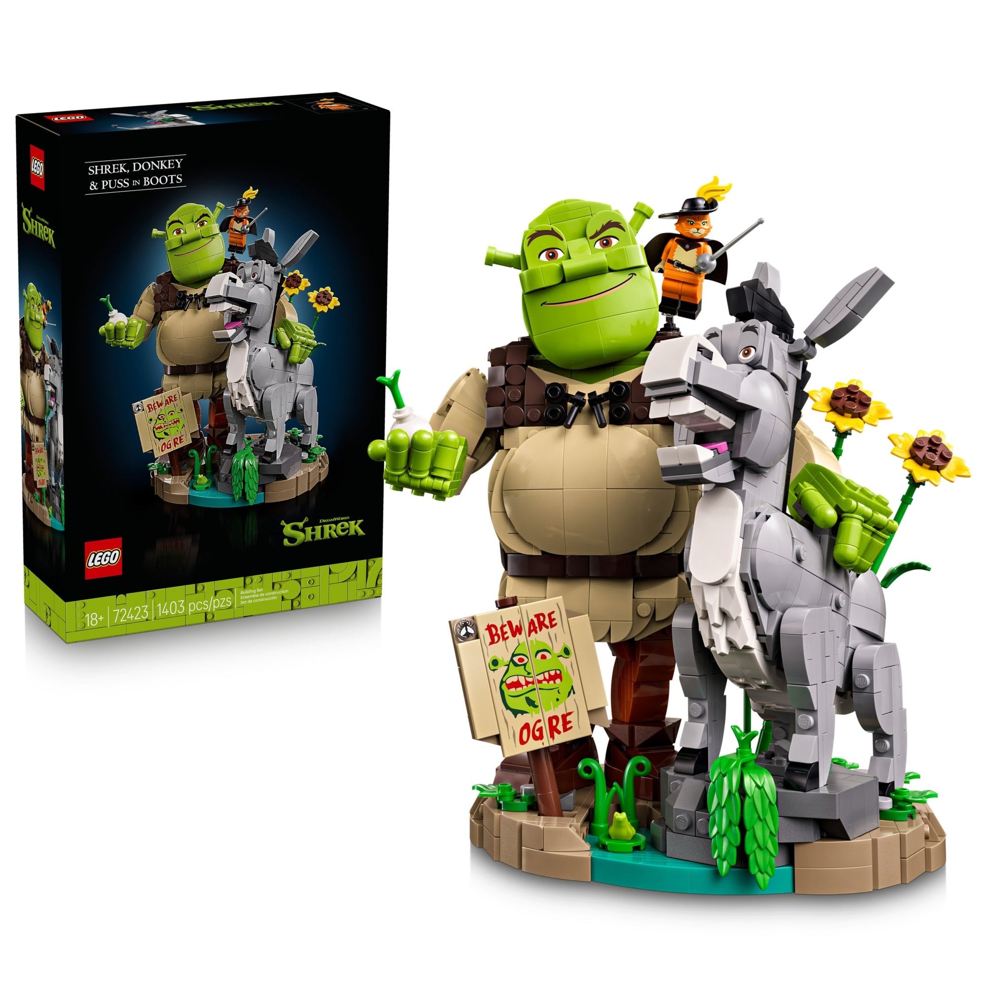 LEGO® Shrek: Shrek, Donkey & Puss in Boots 72423 - Mastermind Toys___253876