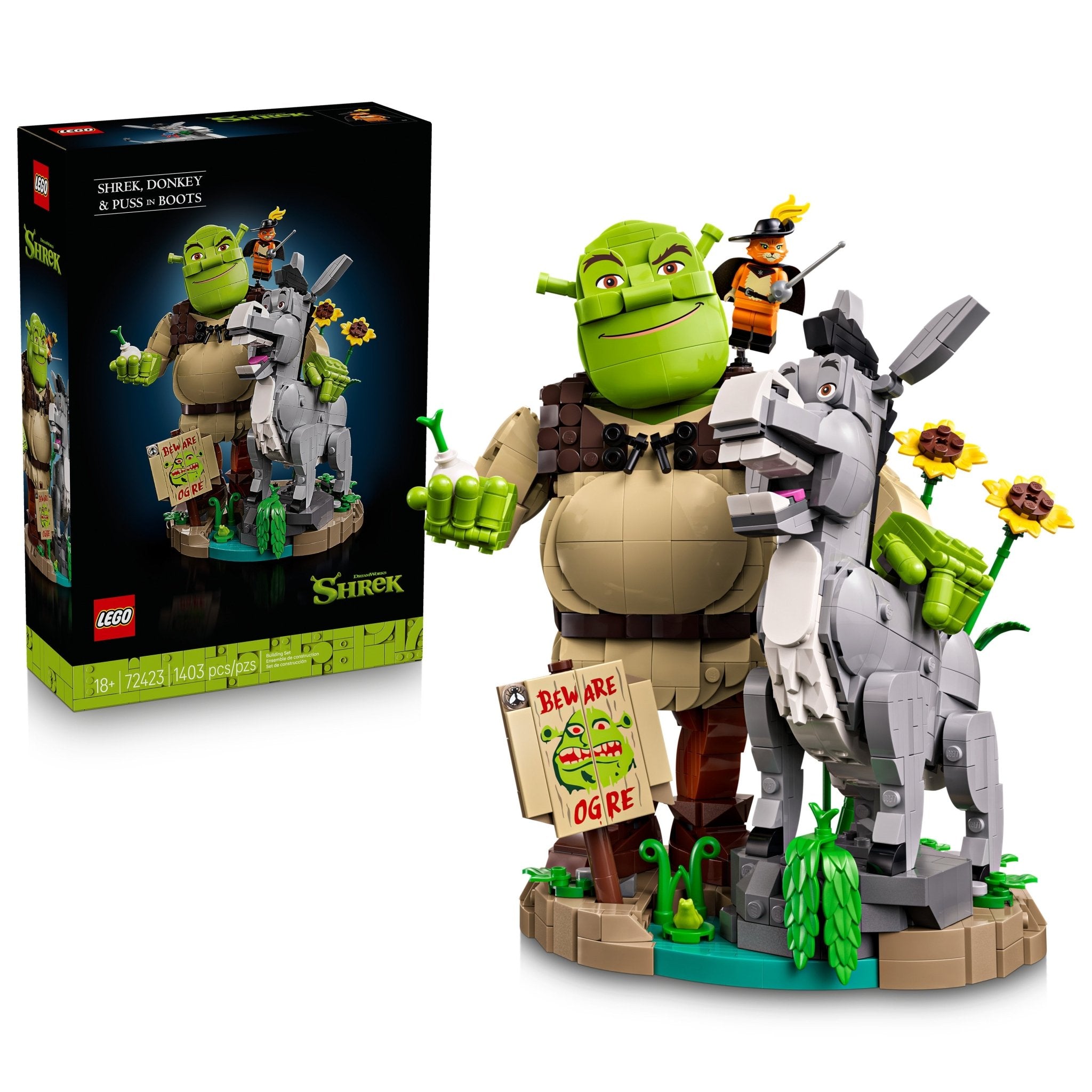 LEGO® Shrek: Shrek, Donkey & Puss in Boots 72423 - Mastermind Toys___253876