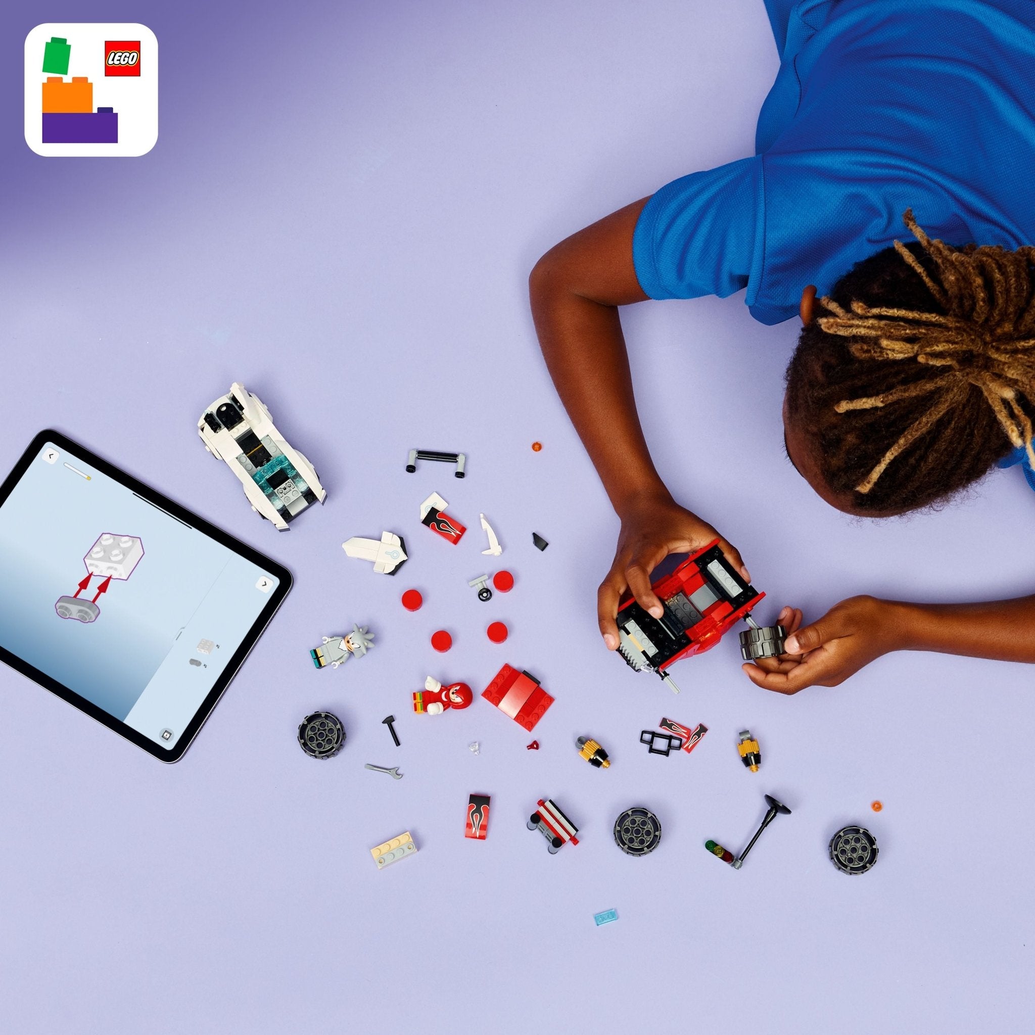 LEGO® Sonic the Hedgehog™ Silver’s Car vs. Knuckles’ Monster Truck 77118 - Mastermind Toys___249592