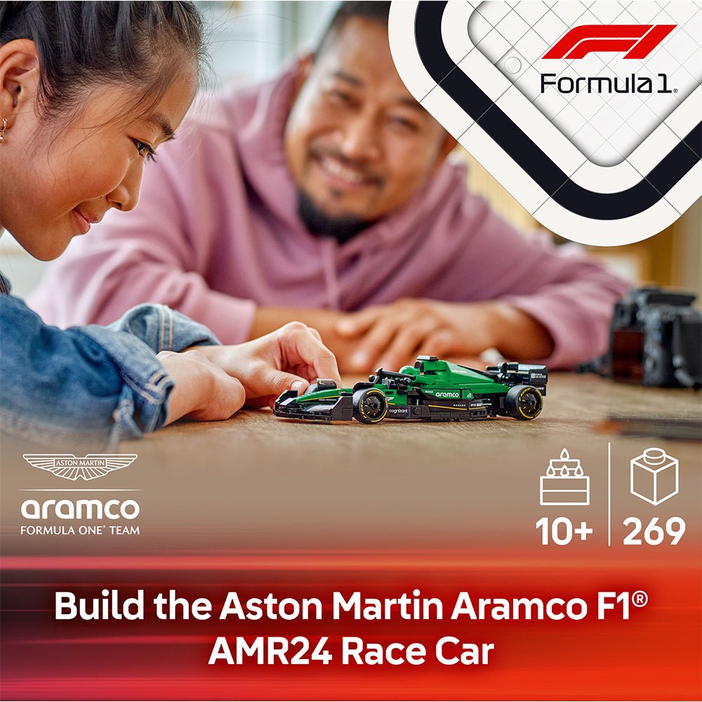 LEGO® Speed Champions Aston Martin Aramco F1® AMR24 Race Car 77245 - Mastermind Toys___245051