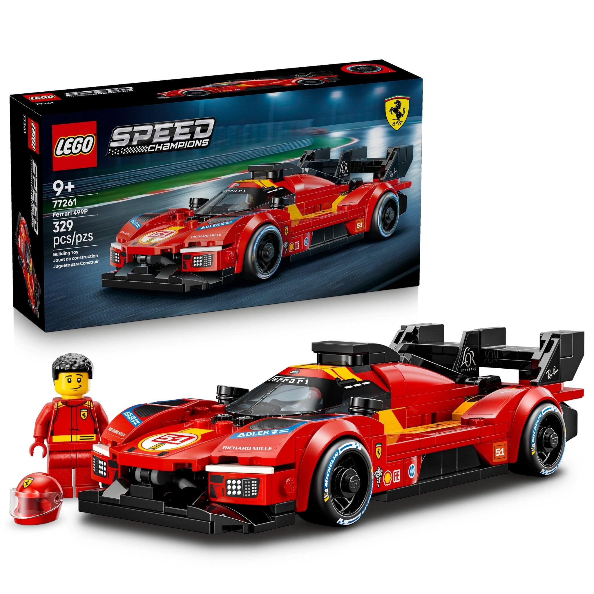 LEGO® Speed Champions Ferrari 499P Toy Car 77261 - Mastermind Toys___253920