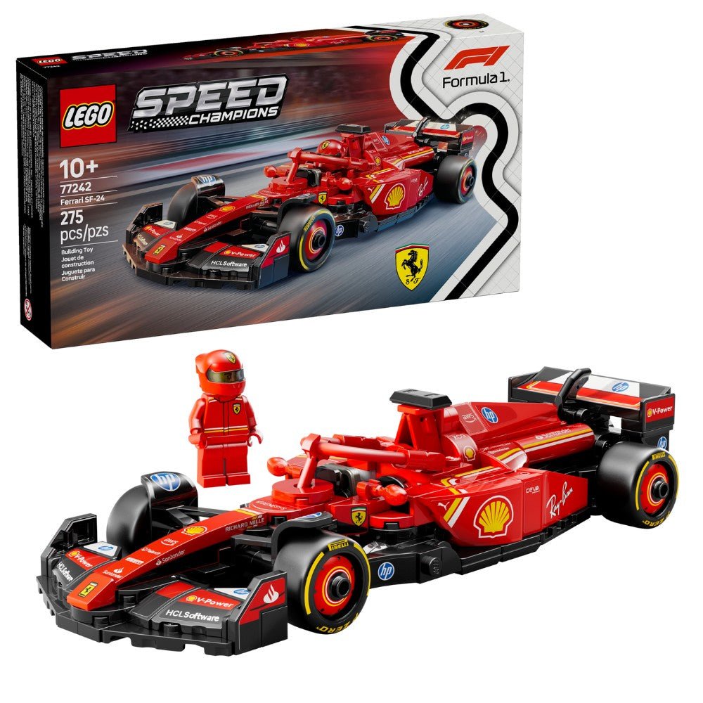 LEGO® Speed Champions Ferrari SF - 24 F1® Race Car 77242 - Mastermind Toys___245048