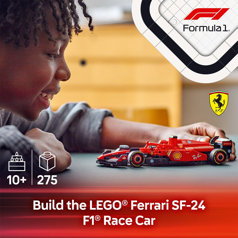 LEGO® Speed Champions Ferrari SF - 24 F1® Race Car 77242 - Mastermind Toys___245048
