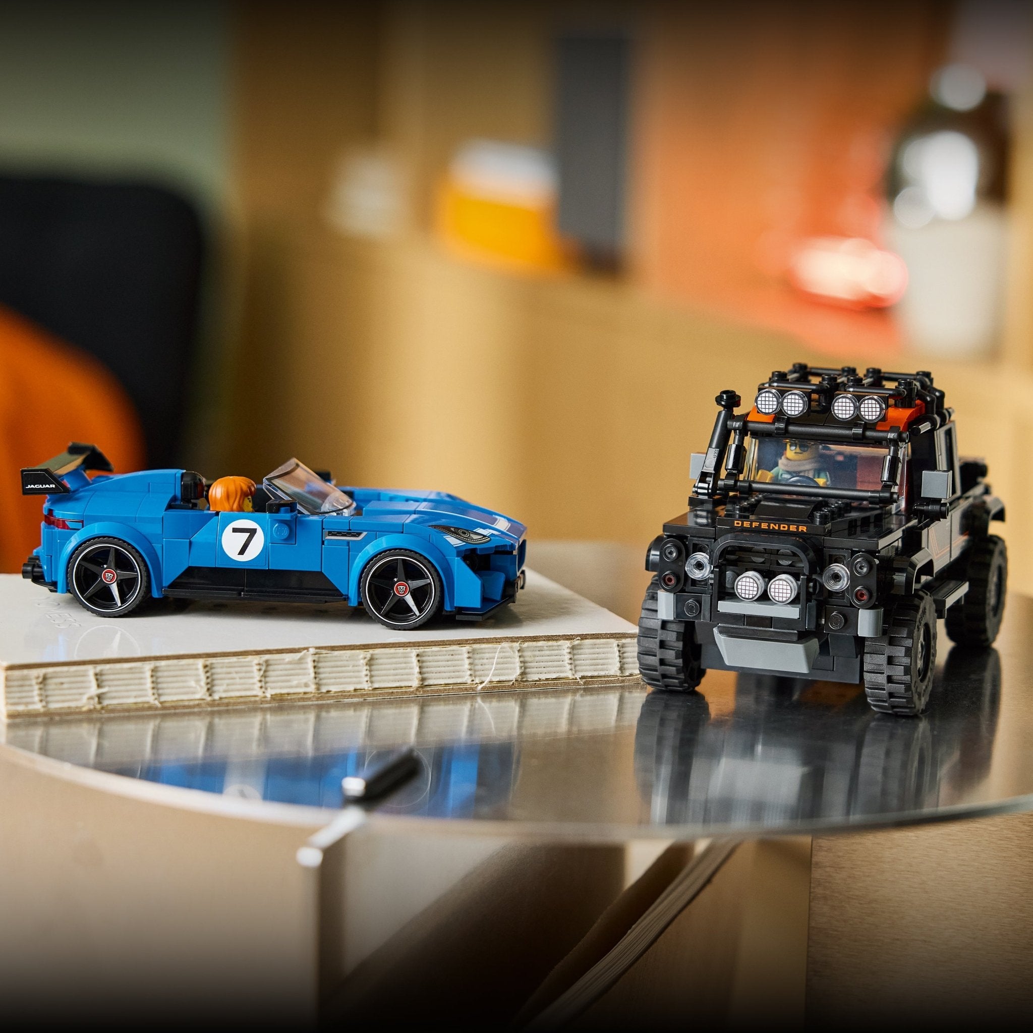 LEGO® Speed Champions Jaguar Project 7 & Land Rover Defender 77264 - Mastermind Toys___253923