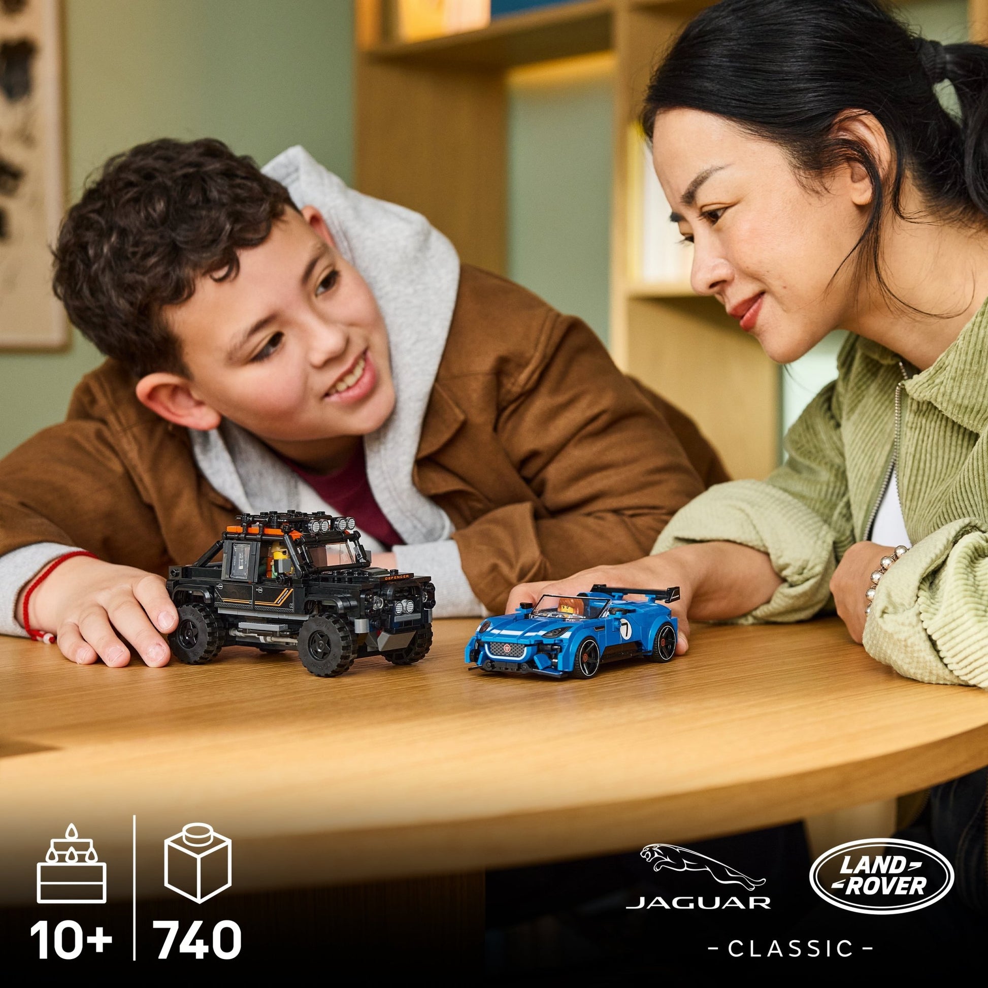 LEGO® Speed Champions Jaguar Project 7 & Land Rover Defender 77264 - Mastermind Toys___253923