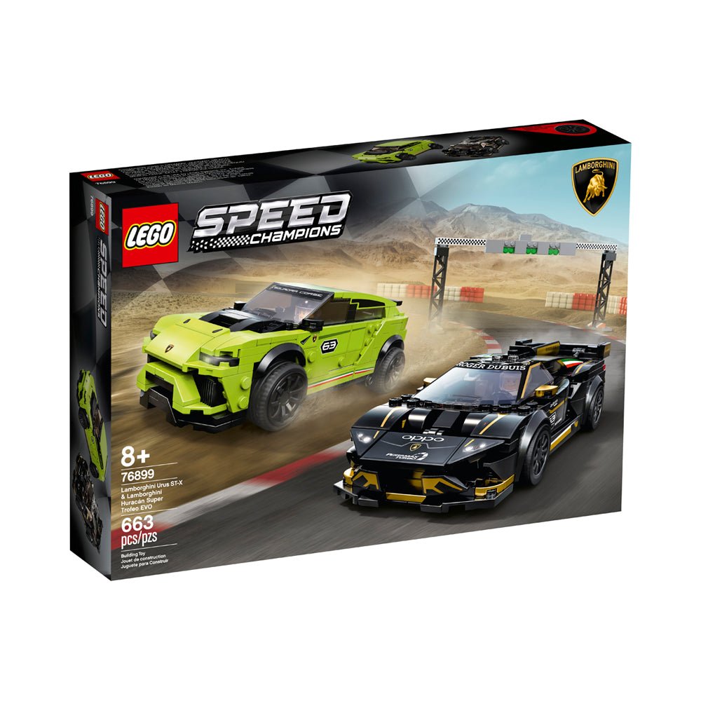 LEGO® Speed Champions Lamborghini Urus ST - X & Lamborghini Huracan Super Trofeo EVO - Mastermind Toys___216557