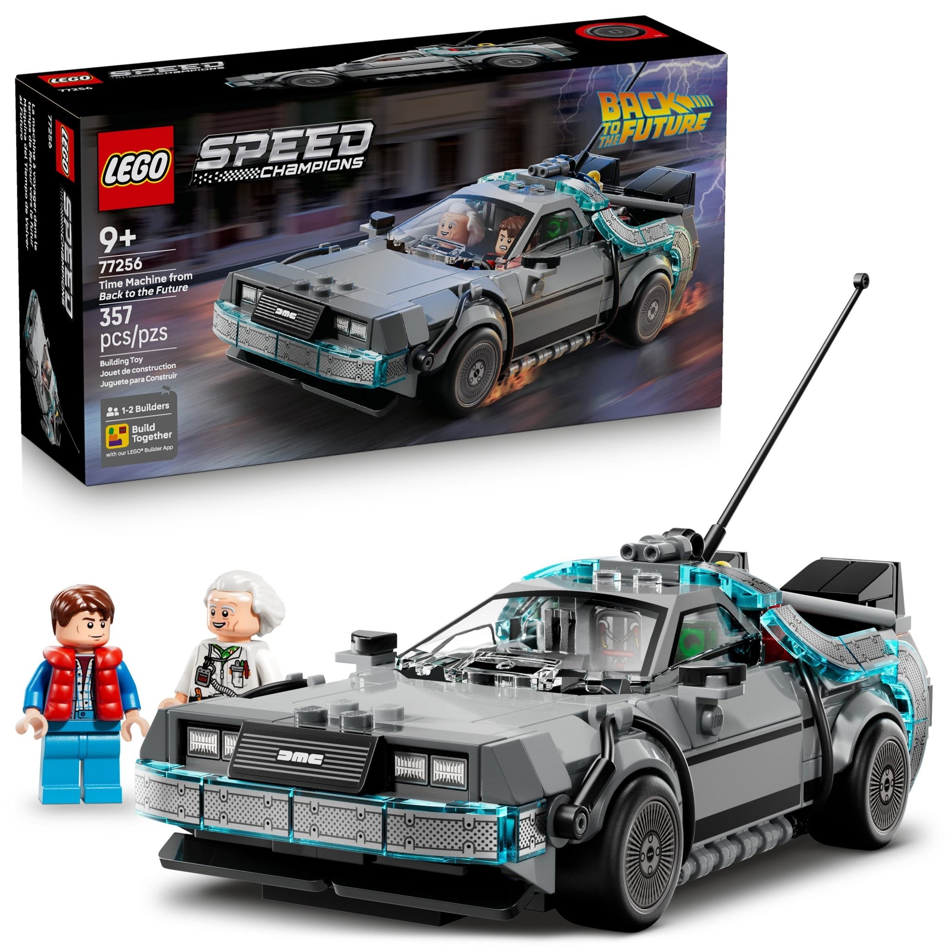 LEGO® Speed Champions Time Machine from Back to the Future 77256 - Mastermind Toys___249596