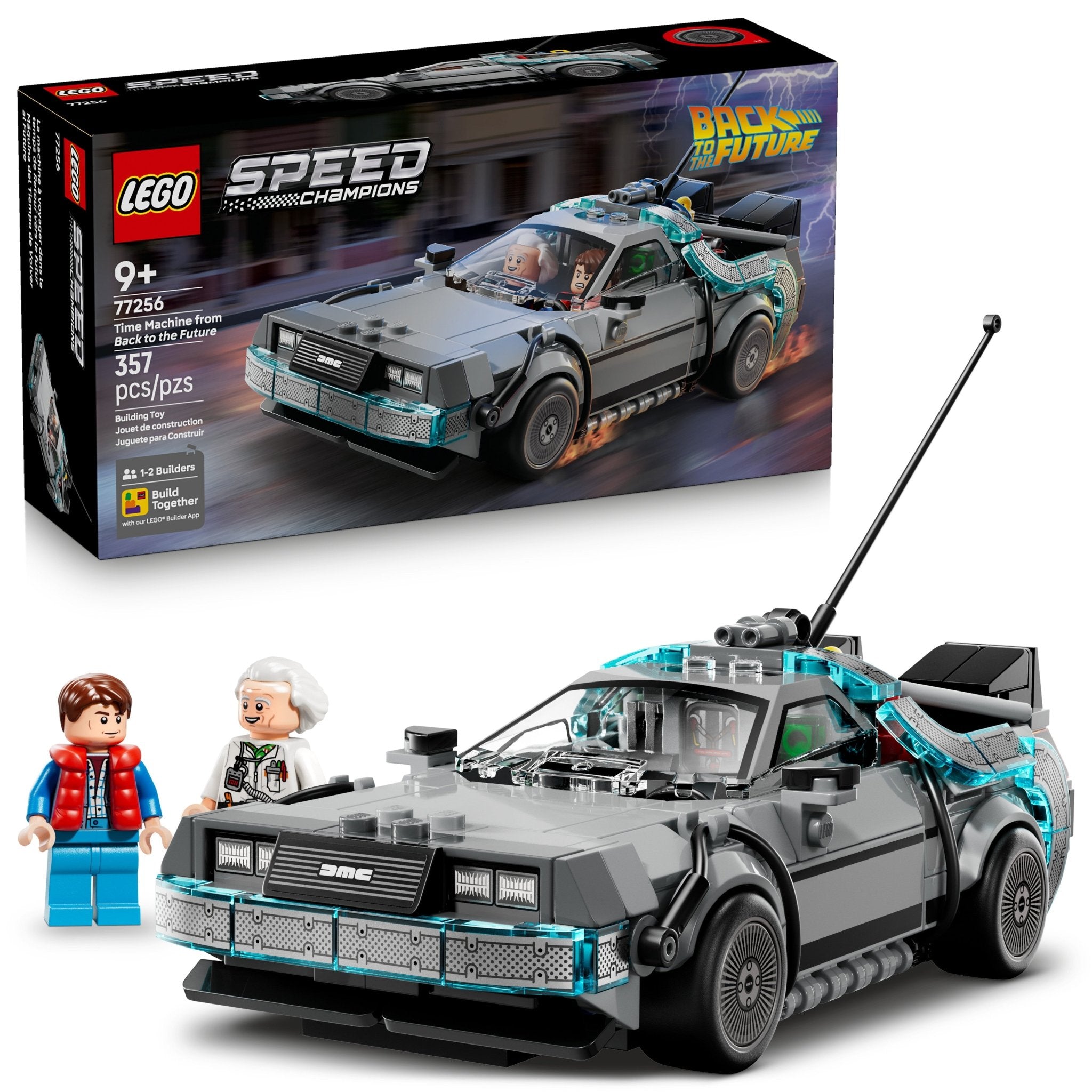 LEGO® Speed Champions Time Machine from Back to the Future 77256 - Mastermind Toys___249596