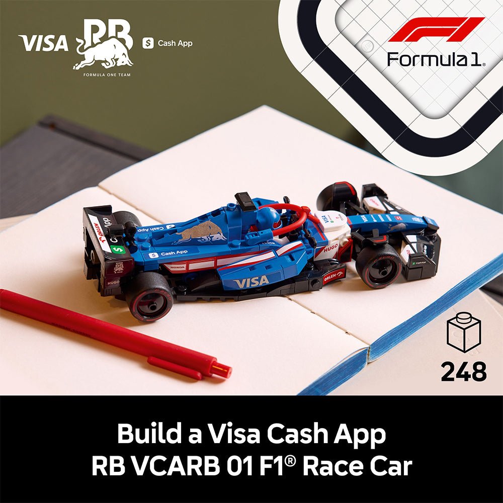 LEGO® Speed Champions Visa Cash App RB VCARB 01 F1® Race Car 77246 - Mastermind Toys___245052