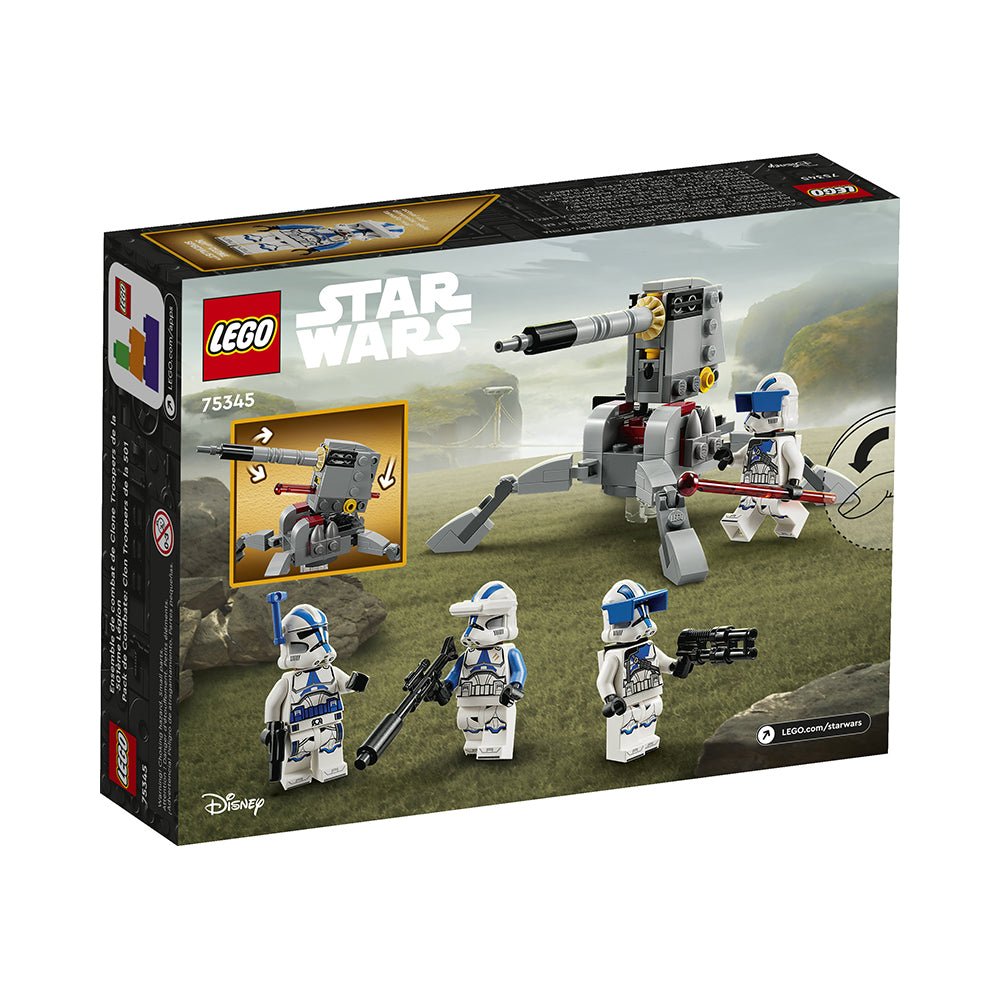 LEGO Star Wars 501st Clone Troopers Battle Pack 75345 Building Toy Set (119 Pcs) - Mastermind Toys___228293