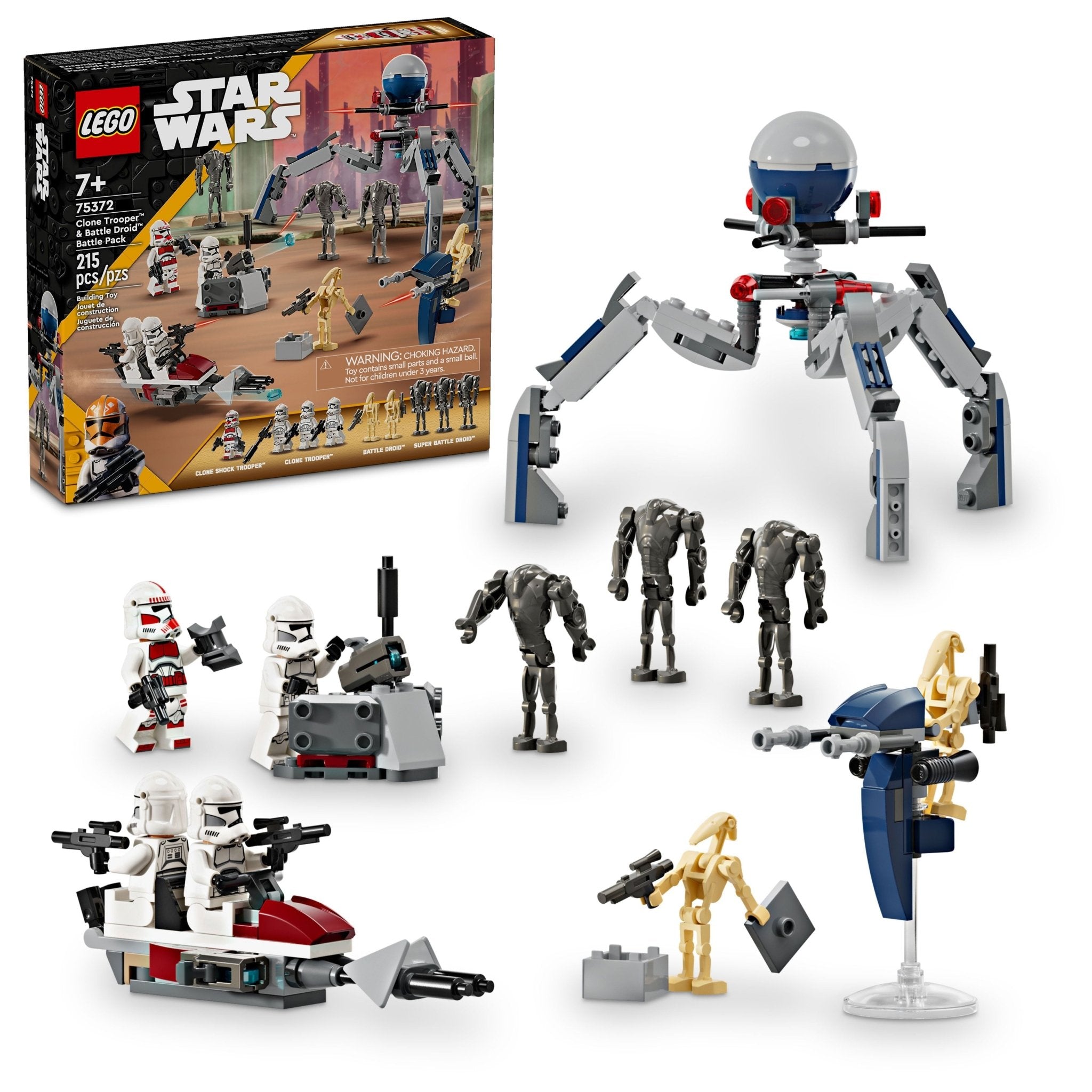 LEGO Star Wars Clone Trooper & Battle Droid Battle Pack, 75372 - Mastermind Toys___232567