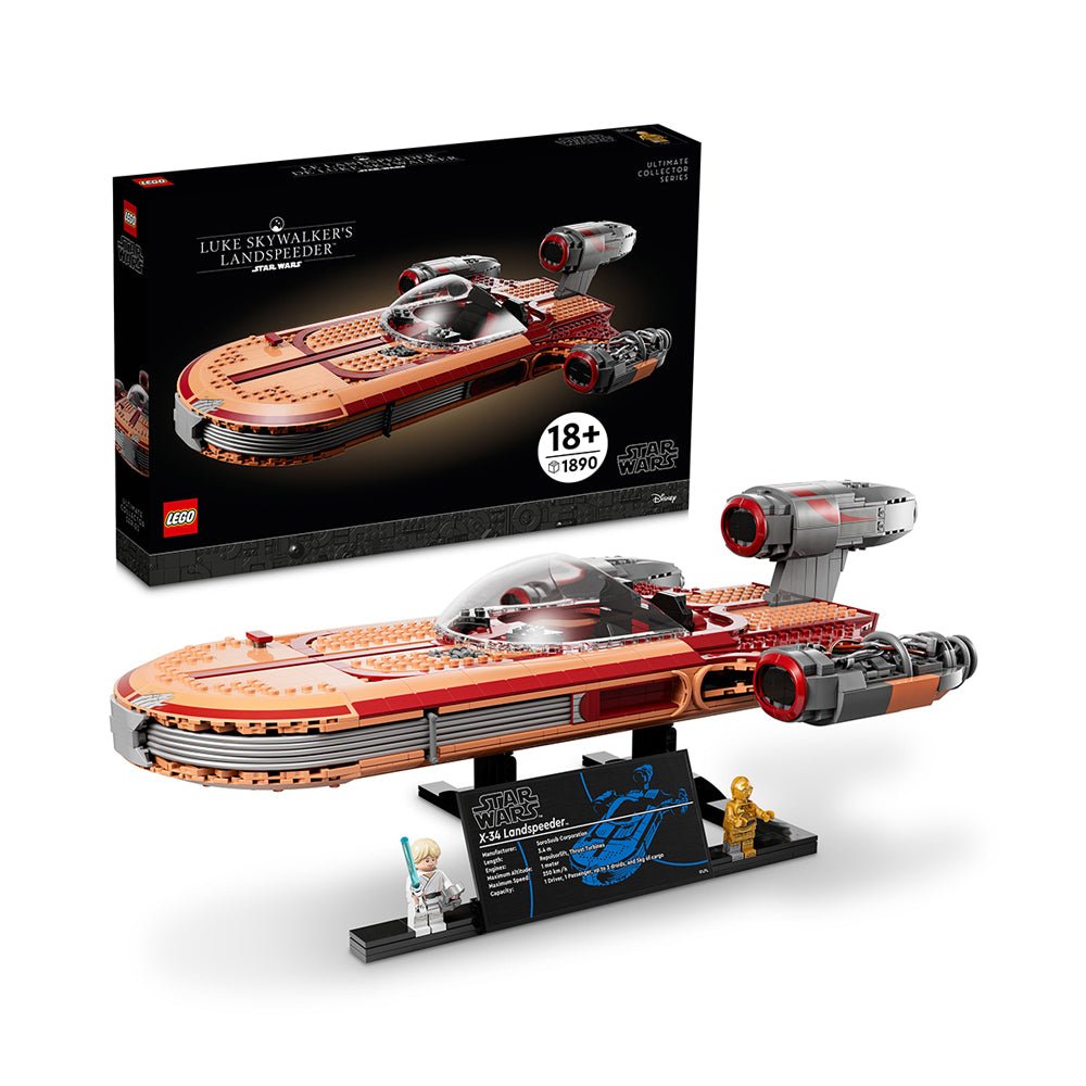 LEGO Star Wars Luke Skywalker’s Landspeeder 75341 Building Kit (1,890 Pieces) - Mastermind Toys___226871