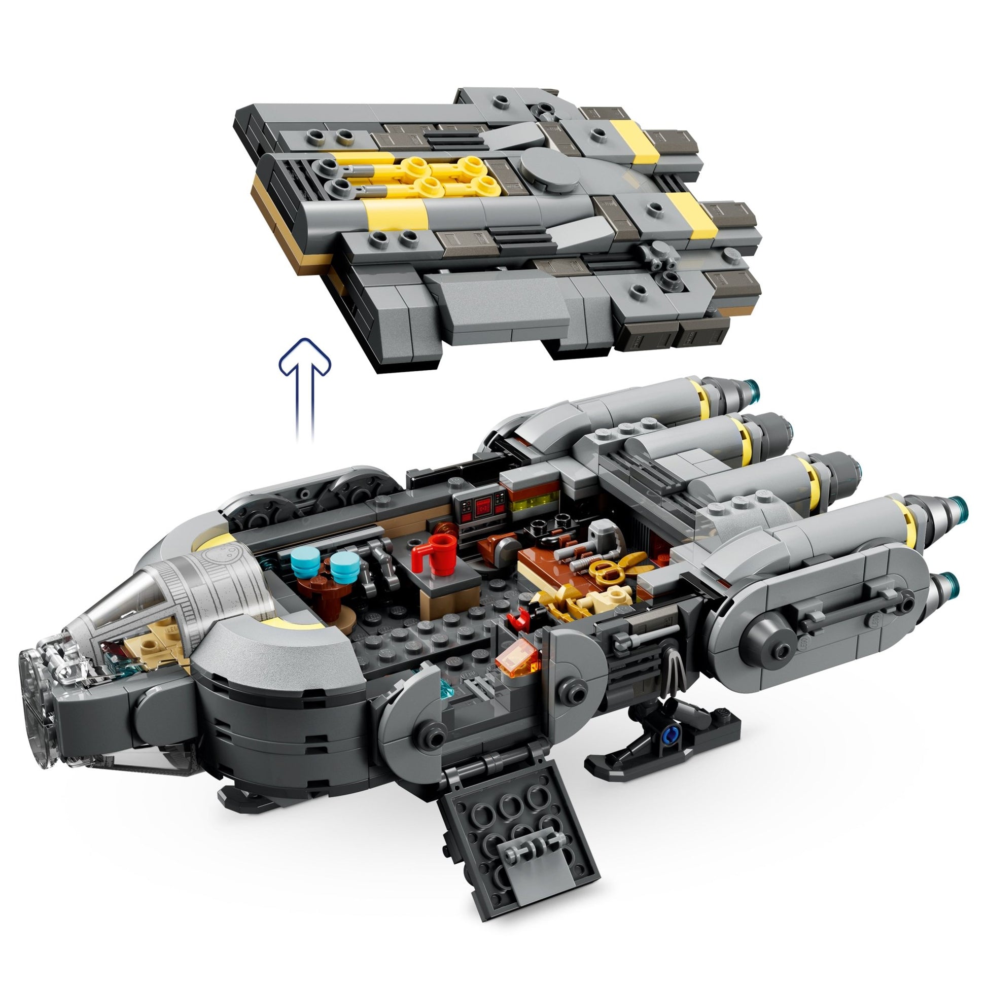 LEGO Star Wars: The Mandalorian and Grogu Anzellan Starship 75445 - Mastermind Toys___253747