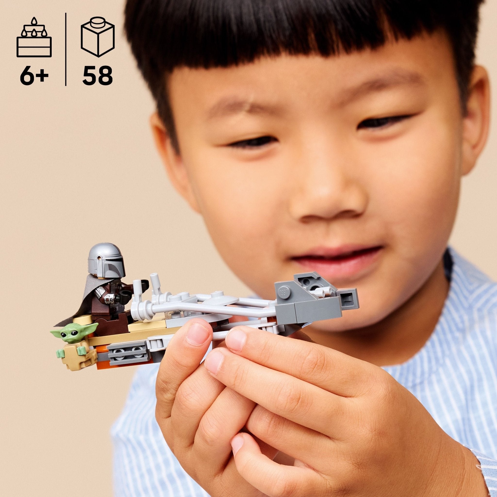 LEGO® Star Wars™ The Mandalorian & Grogu’s Speeder Bike™ 75436 - Mastermind Toys___249566