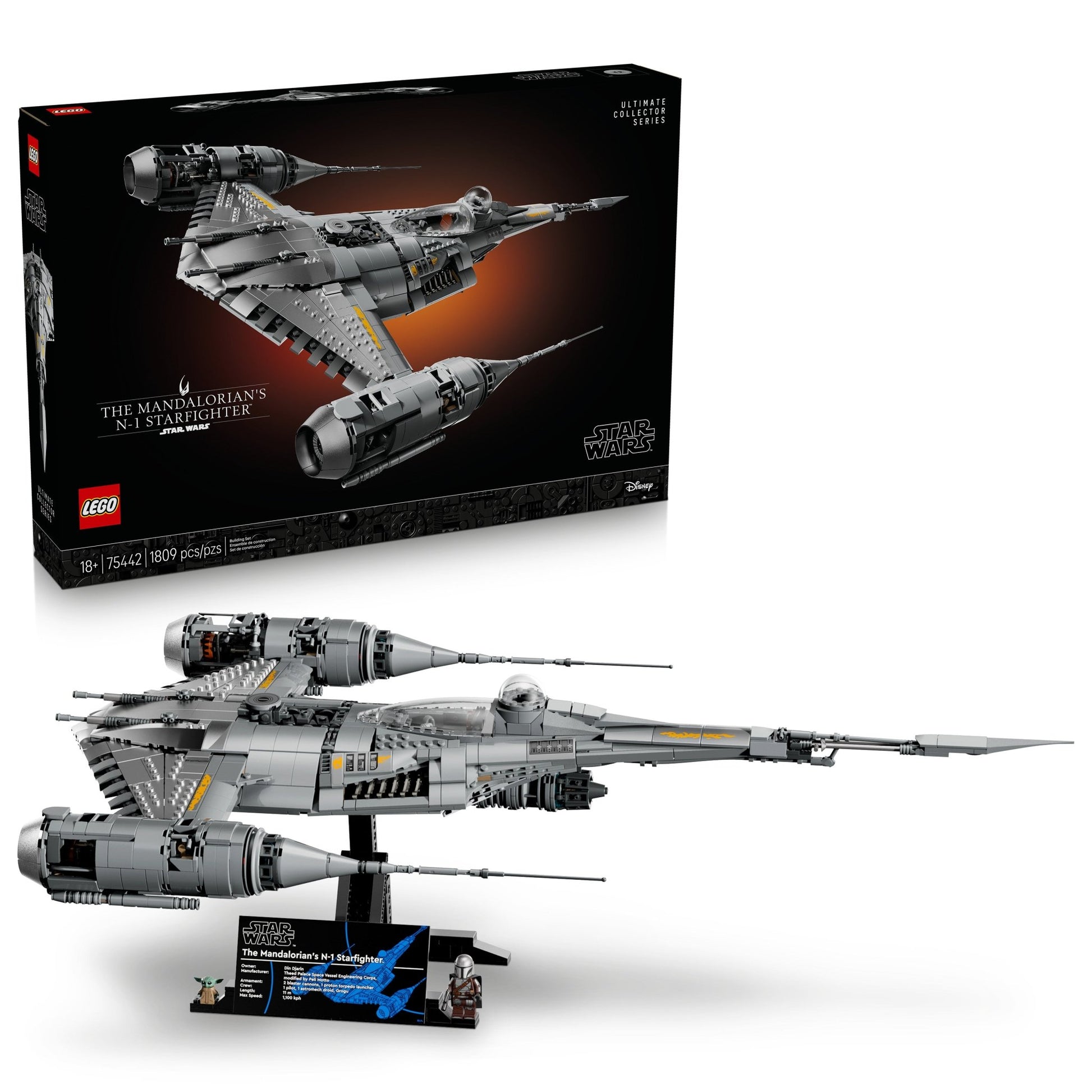 LEGO® Star Wars The Mandalorian's N-1 Starfighter 75442 - Mastermind Toys___253878