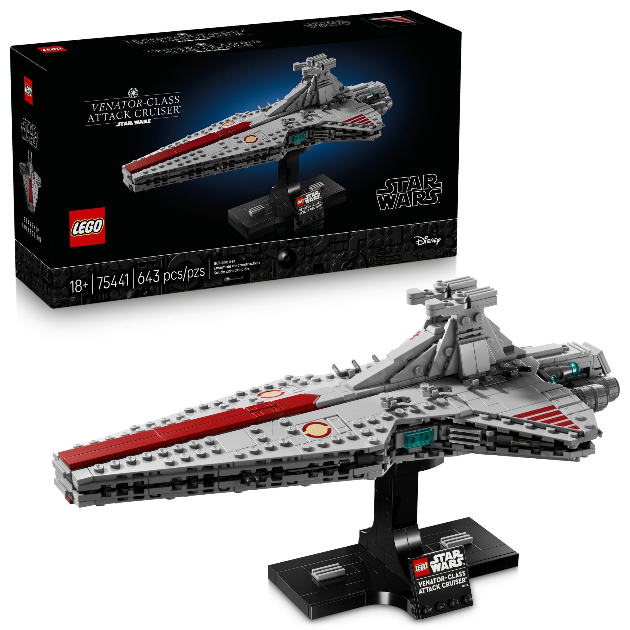 LEGO® Star Wars™ Venator - Class Attack Cruiser™ 75441 - Mastermind Toys___249569
