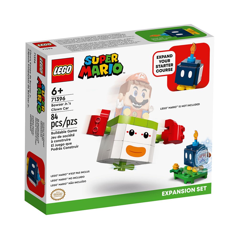 LEGO® Super Mario Bowser Jr.’s Clown Car Expansion Set 71396 Building Kit (84 Pcs) - Mastermind Toys___223808