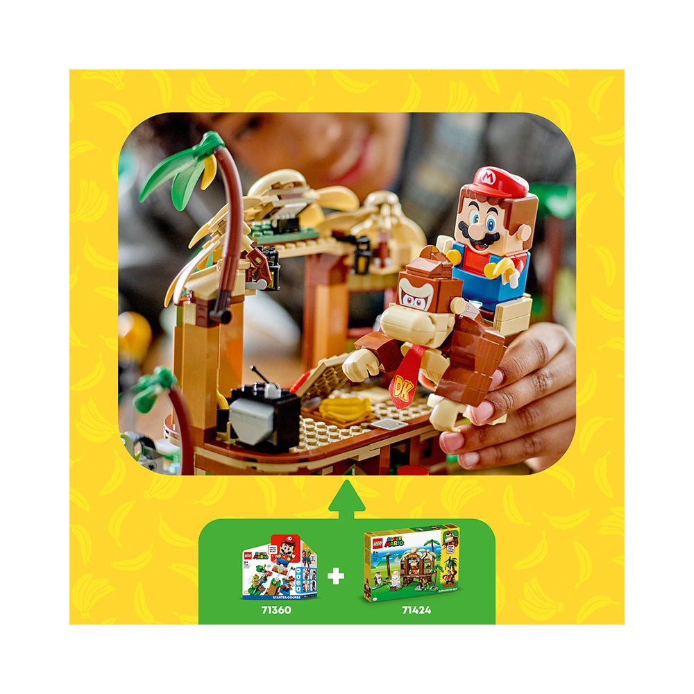 LEGO Super Mario Donkey Kong’s Tree House Expansion Set 71424 Building Toy Set (555 Pieces) - Mastermind Toys___229711