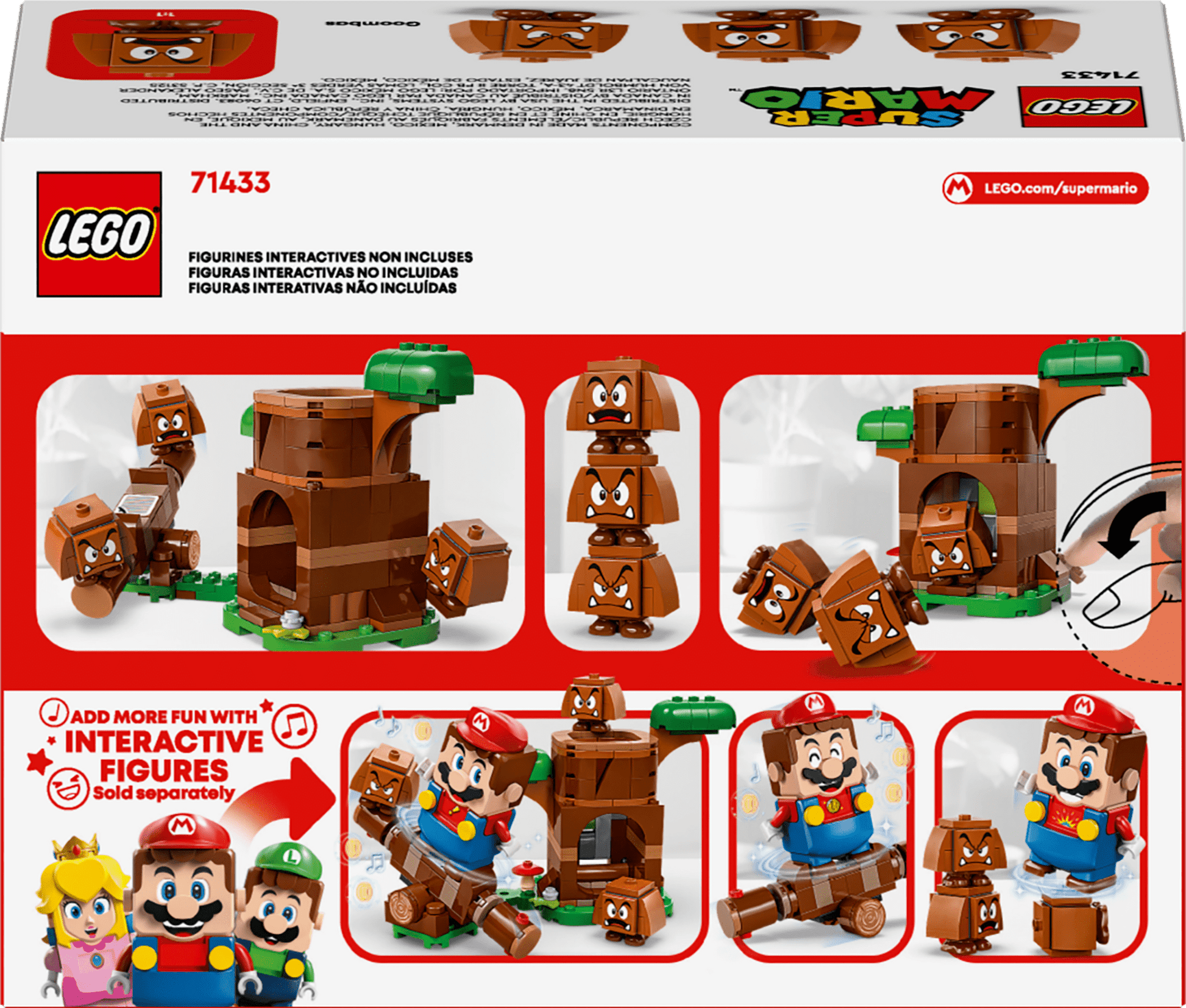 LEGO?? Super Mario??? Goombas?€? Playground Toy Playset 71433 - Mastermind Toys___233108