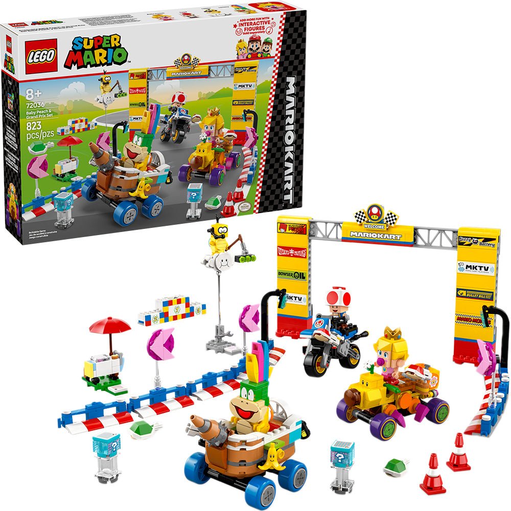LEGO® Super Mario™: Mario Kart™ – Baby Peach & Grand Prix Set 72036 - Mastermind Toys___244329
