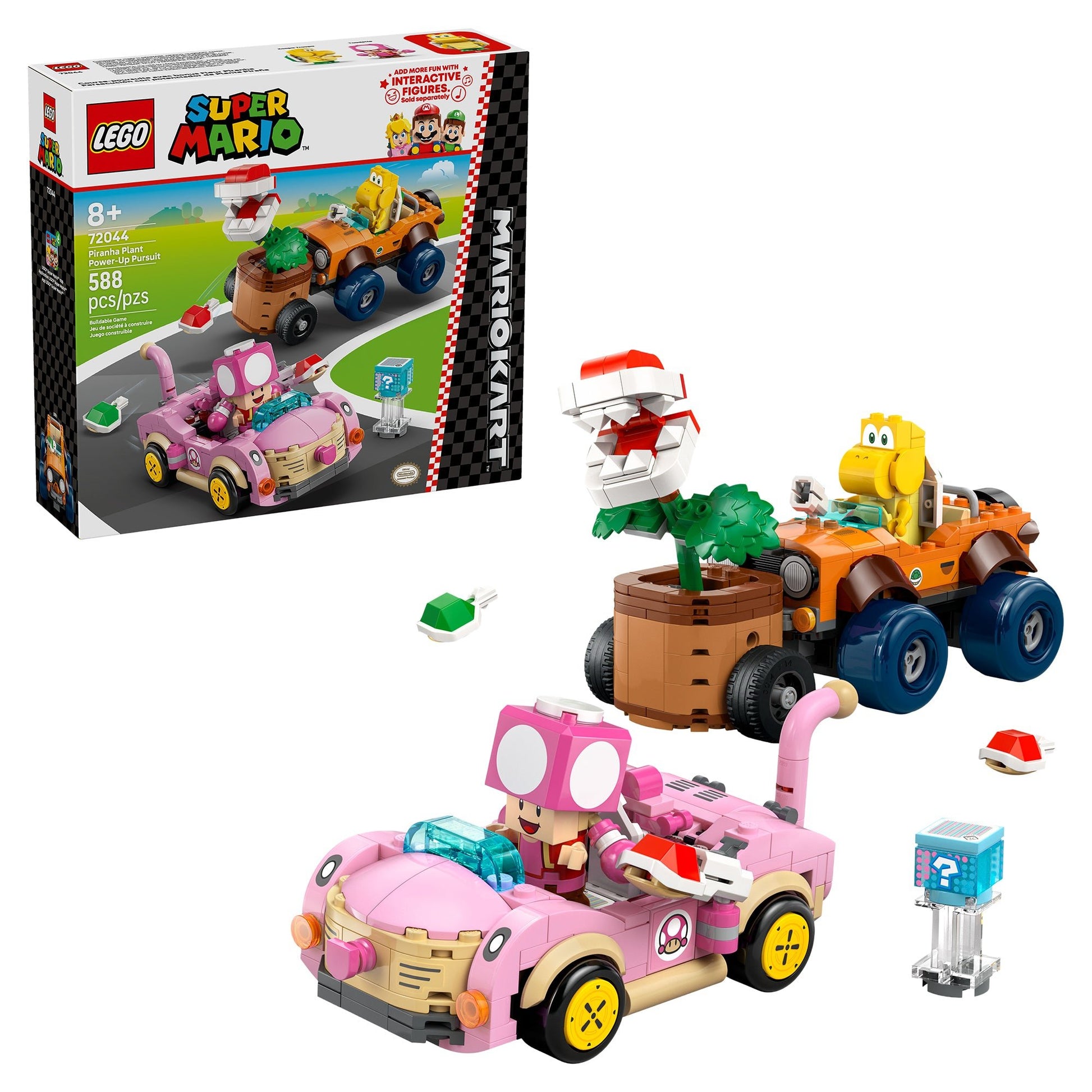 LEGO® Super Mario™: Mario Kart™ – Piranha Plant Power - Up Pursuit Toy 72044 - Mastermind Toys___246800