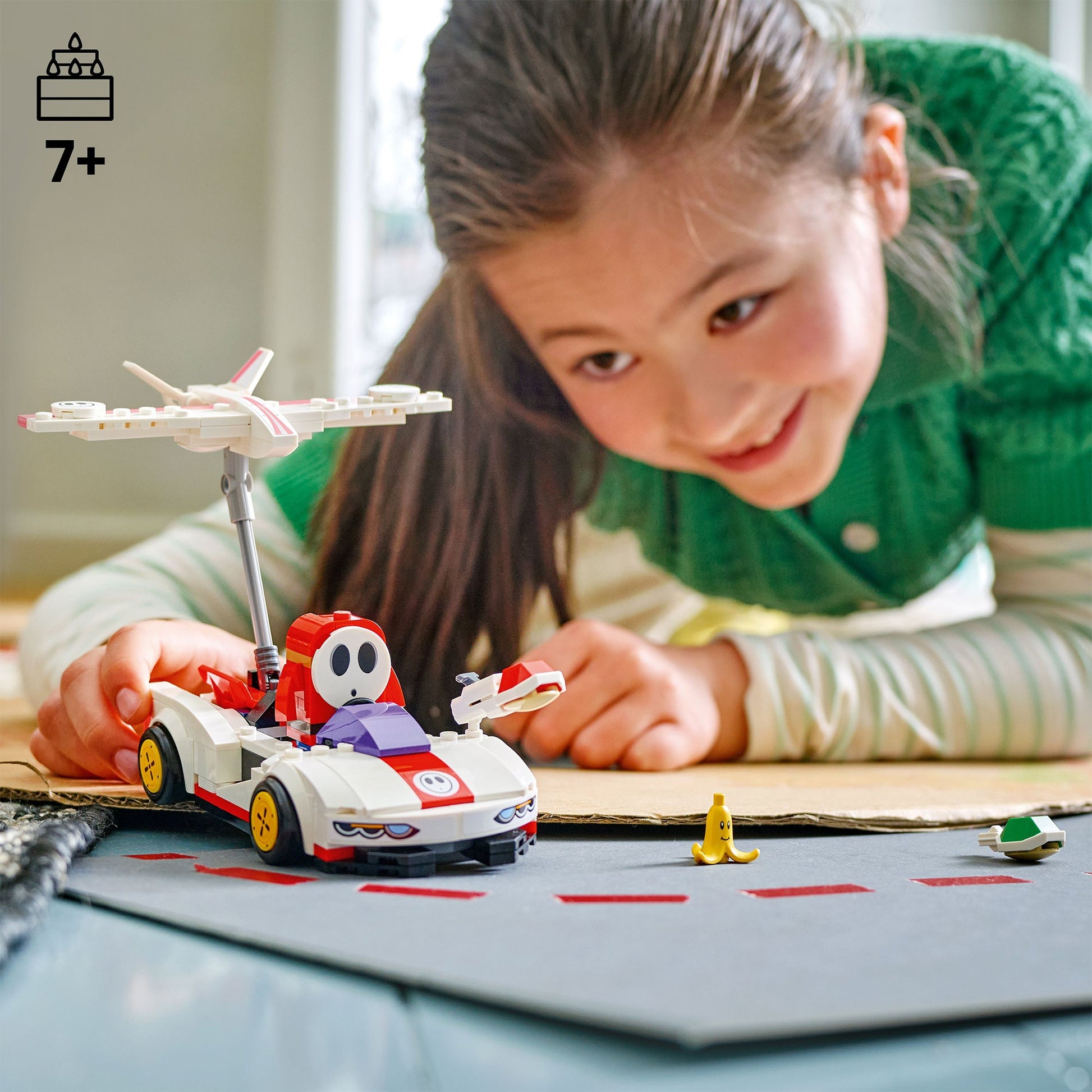 LEGO® Super Mario™: Mario Kart™ – Shy Guy & P - Wing Toy Building Set 72045 - Mastermind Toys___246796