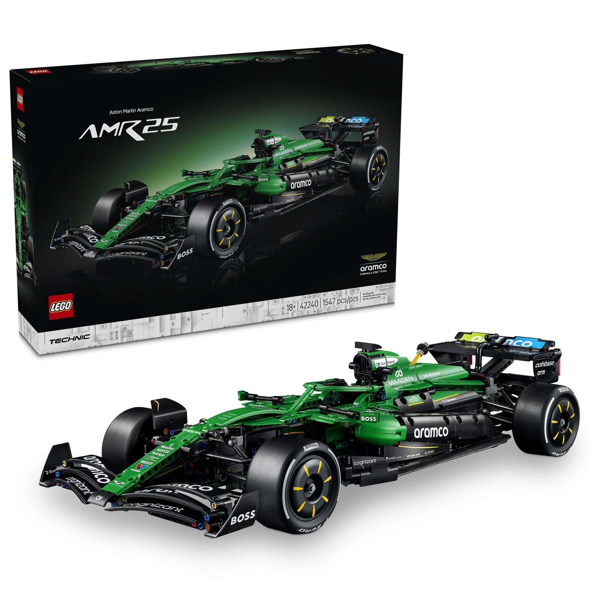 LEGO Technic Aston Martin Aramco AMR25 F1 Car 42240 - Mastermind Toys___253817