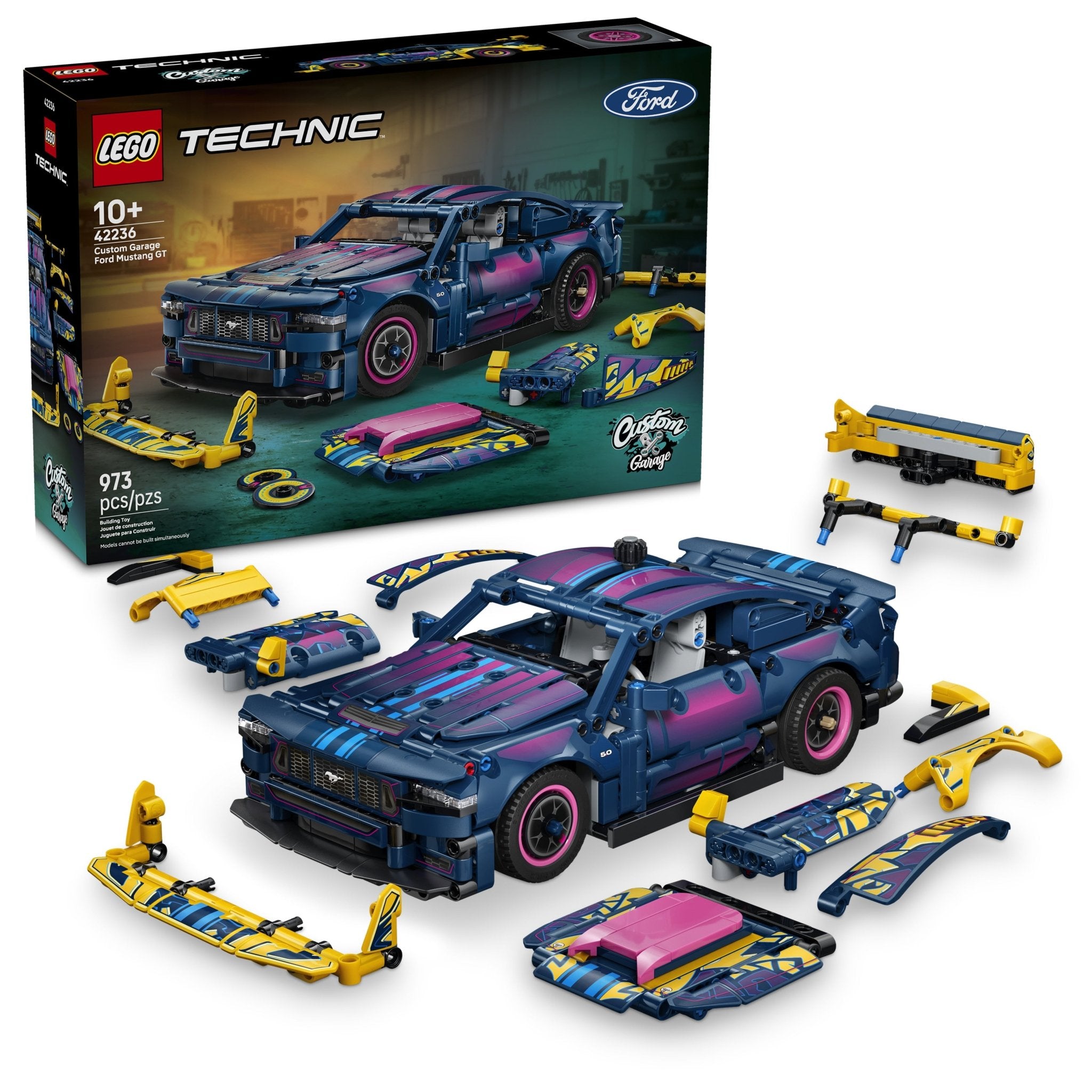 LEGO® Technic Custom Garage Ford Mustang GT Car 42236 - Mastermind Toys___253814