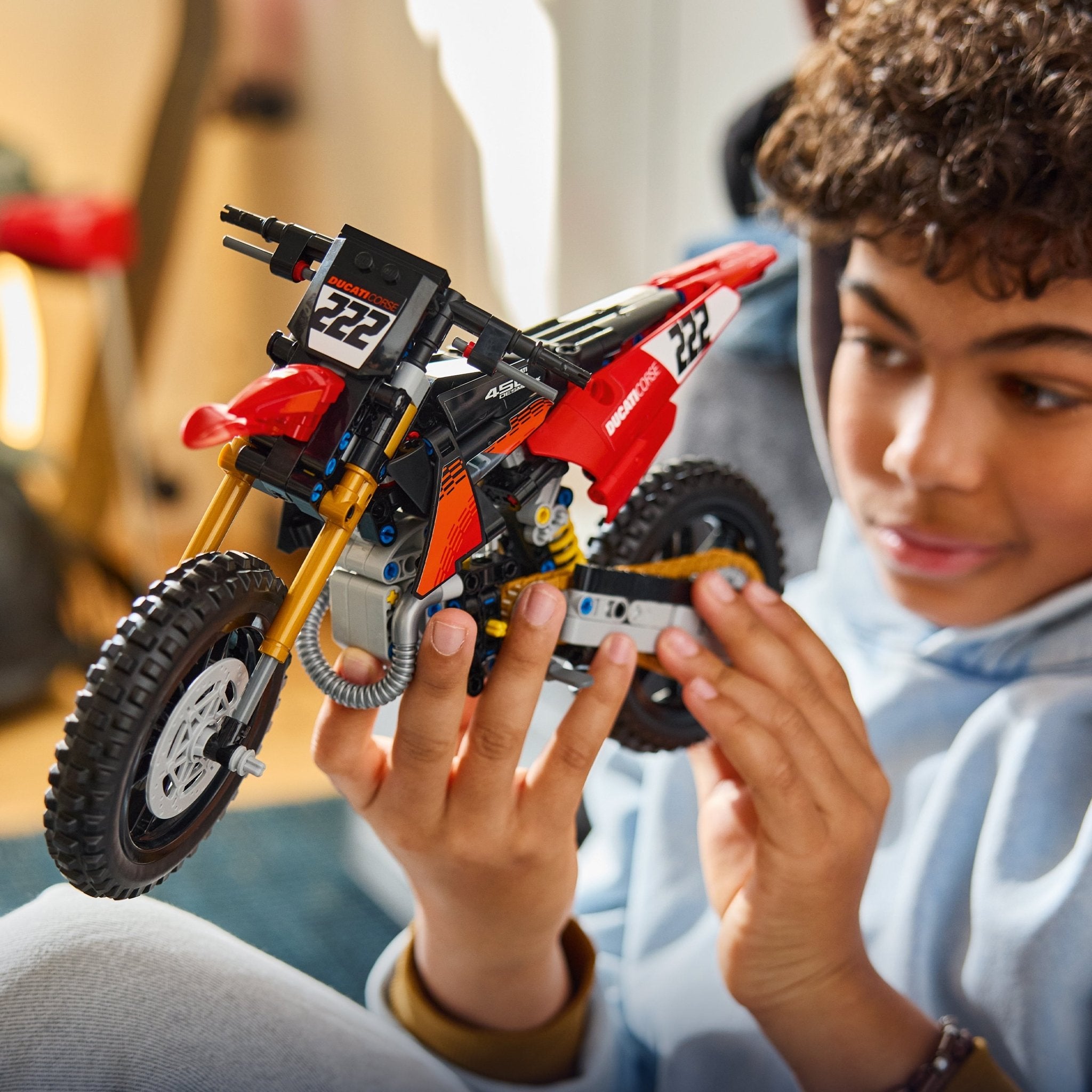 LEGO® Technic Ducati Desmo450 MX Factory Motorcycle 42238 - Mastermind Toys___253815