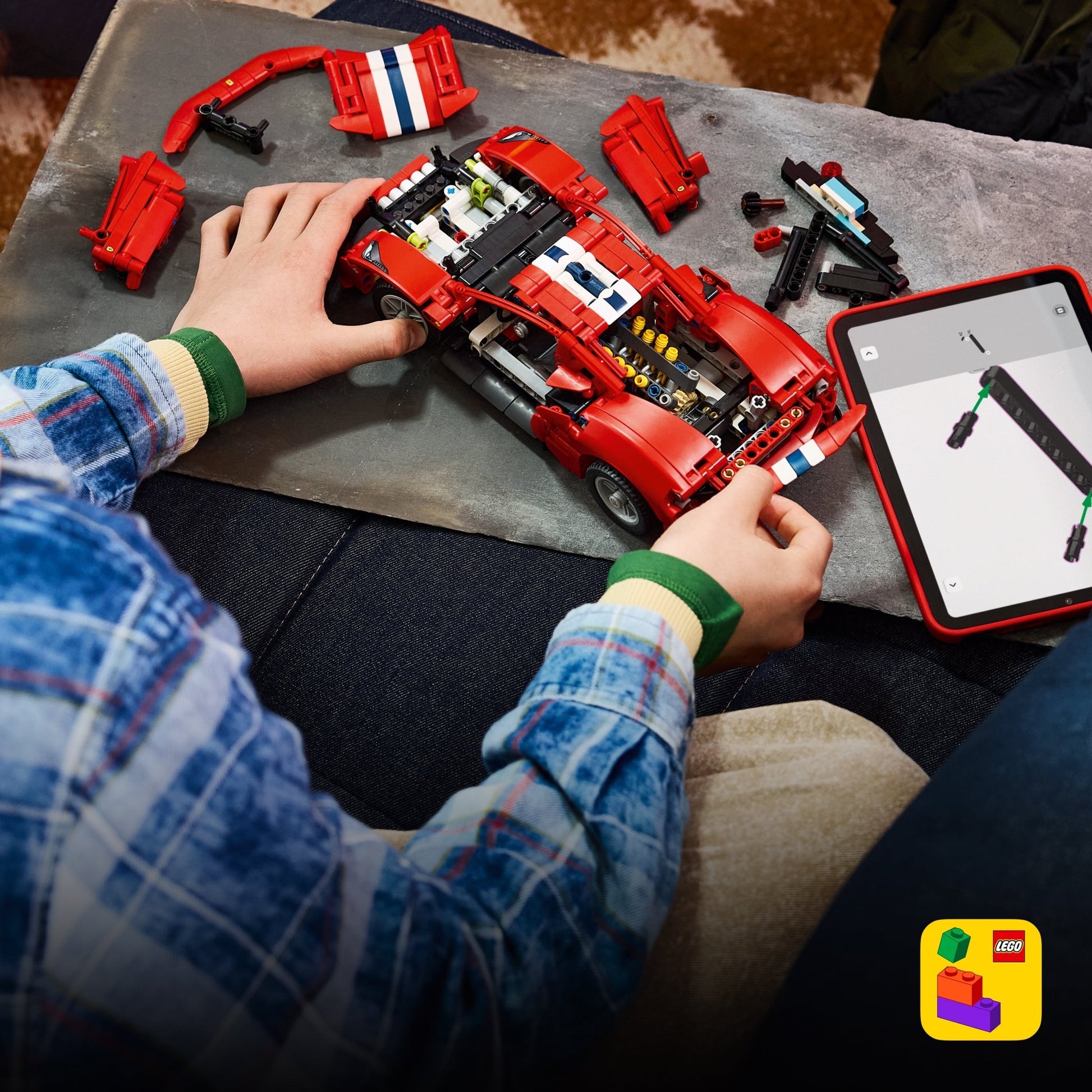 LEGO® Technic Ferrari 488 PISTA Car Toy 42235 - Mastermind Toys___253813
