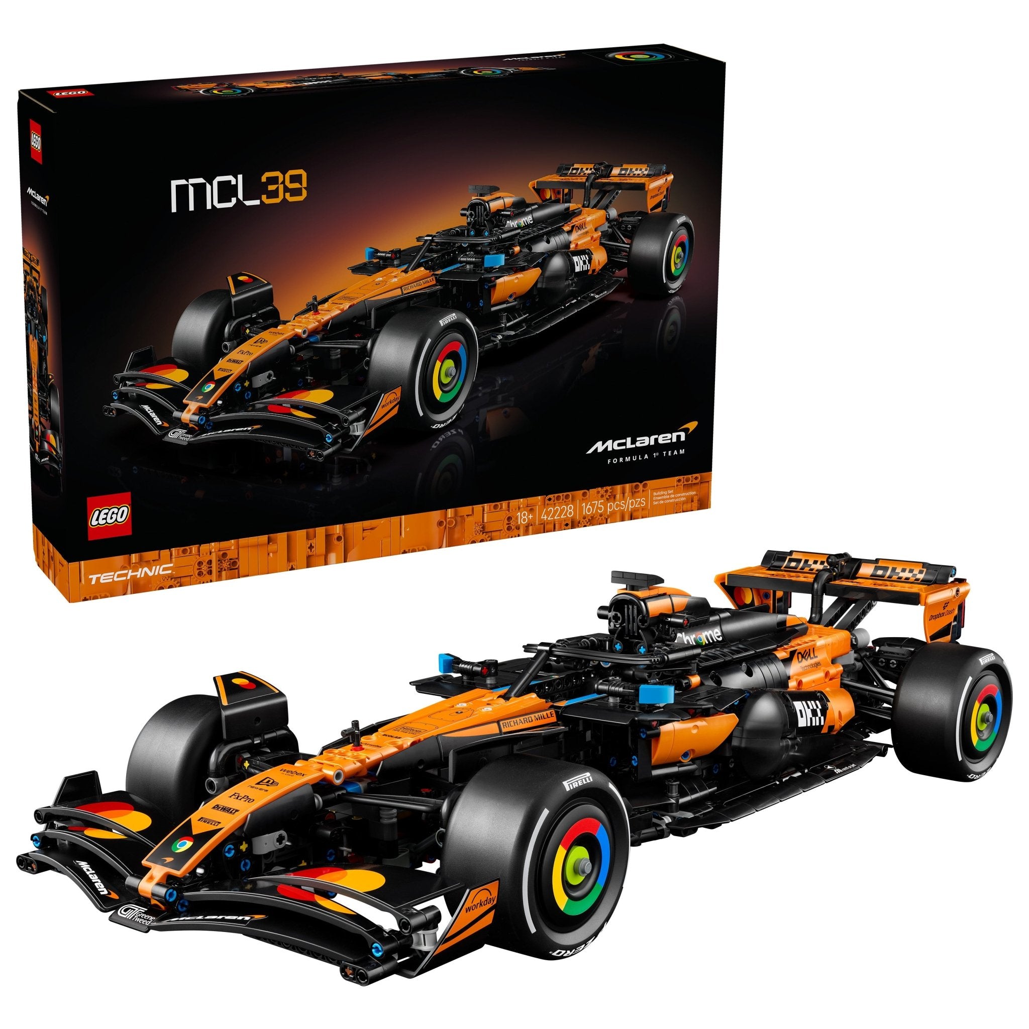 LEGO Technic McLaren MCL39 F1 Car Building Set - 42228 - Mastermind Toys___253728