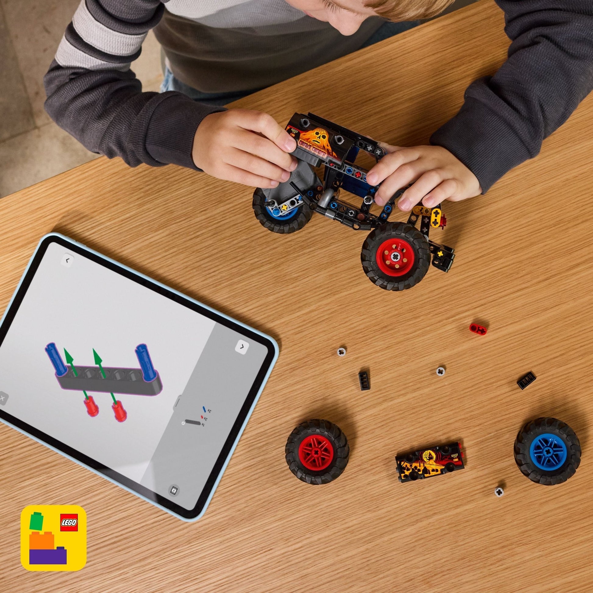 LEGO® Technic™ Monster Jam™ Grave Digger™ Fire and Ice 42219 - Mastermind Toys___249500