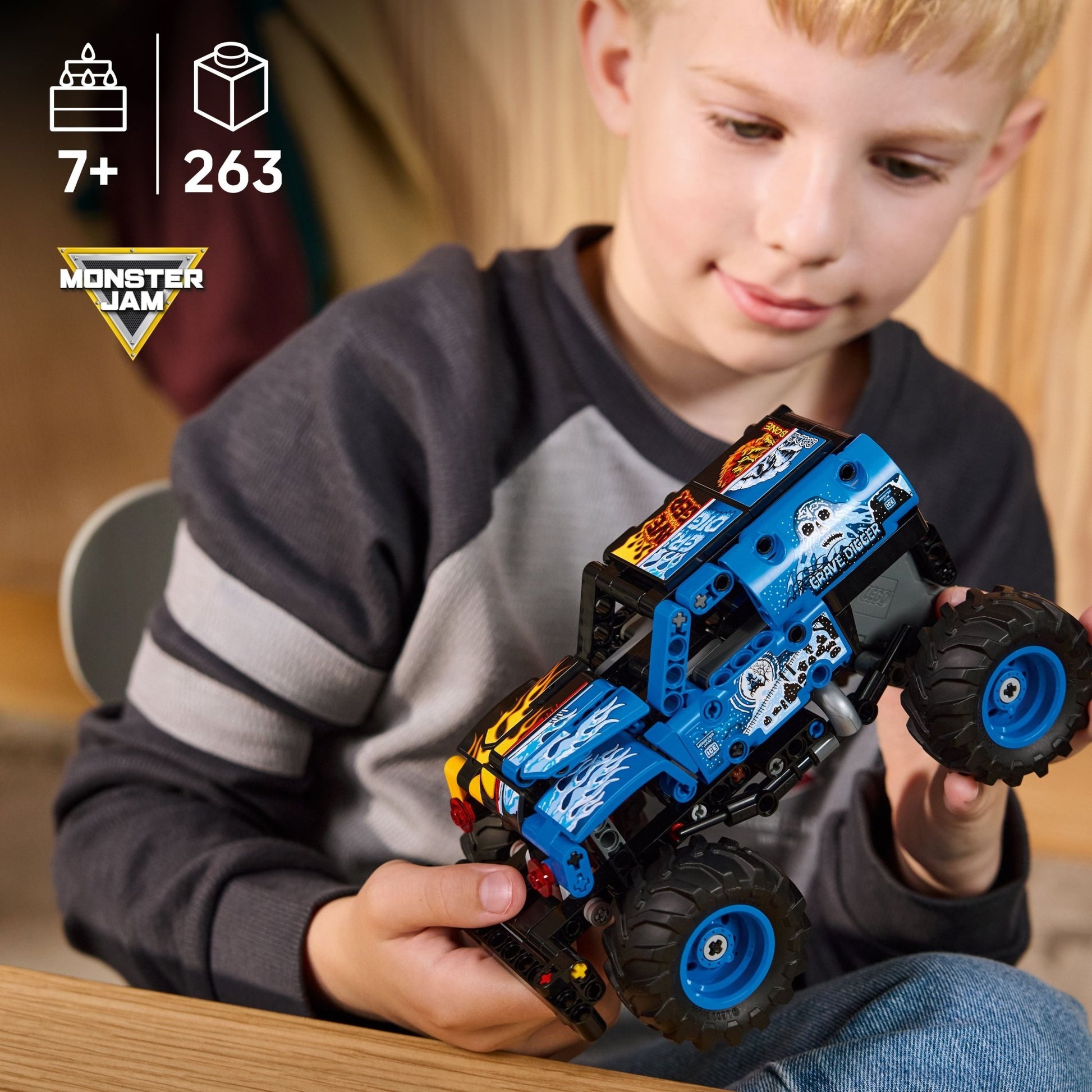 LEGO® Technic™ Monster Jam™ Grave Digger™ Fire and Ice 42219 - Mastermind Toys___249500
