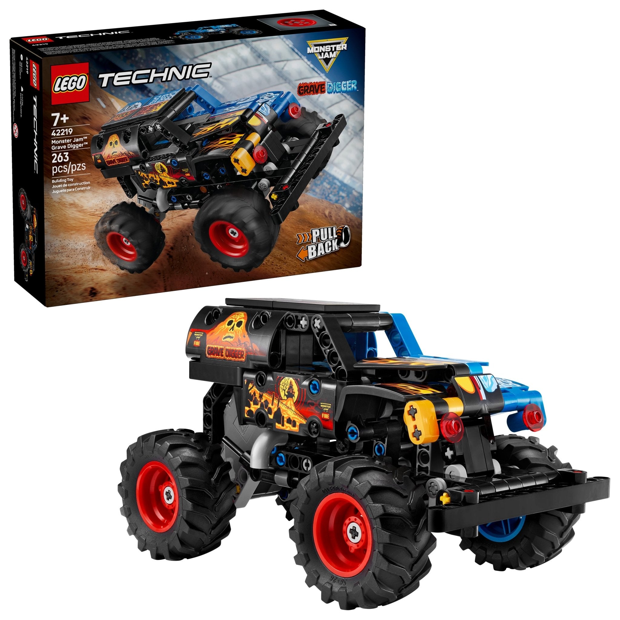 LEGO® Technic™ Monster Jam™ Grave Digger™ Fire and Ice 42219 - Mastermind Toys___249500
