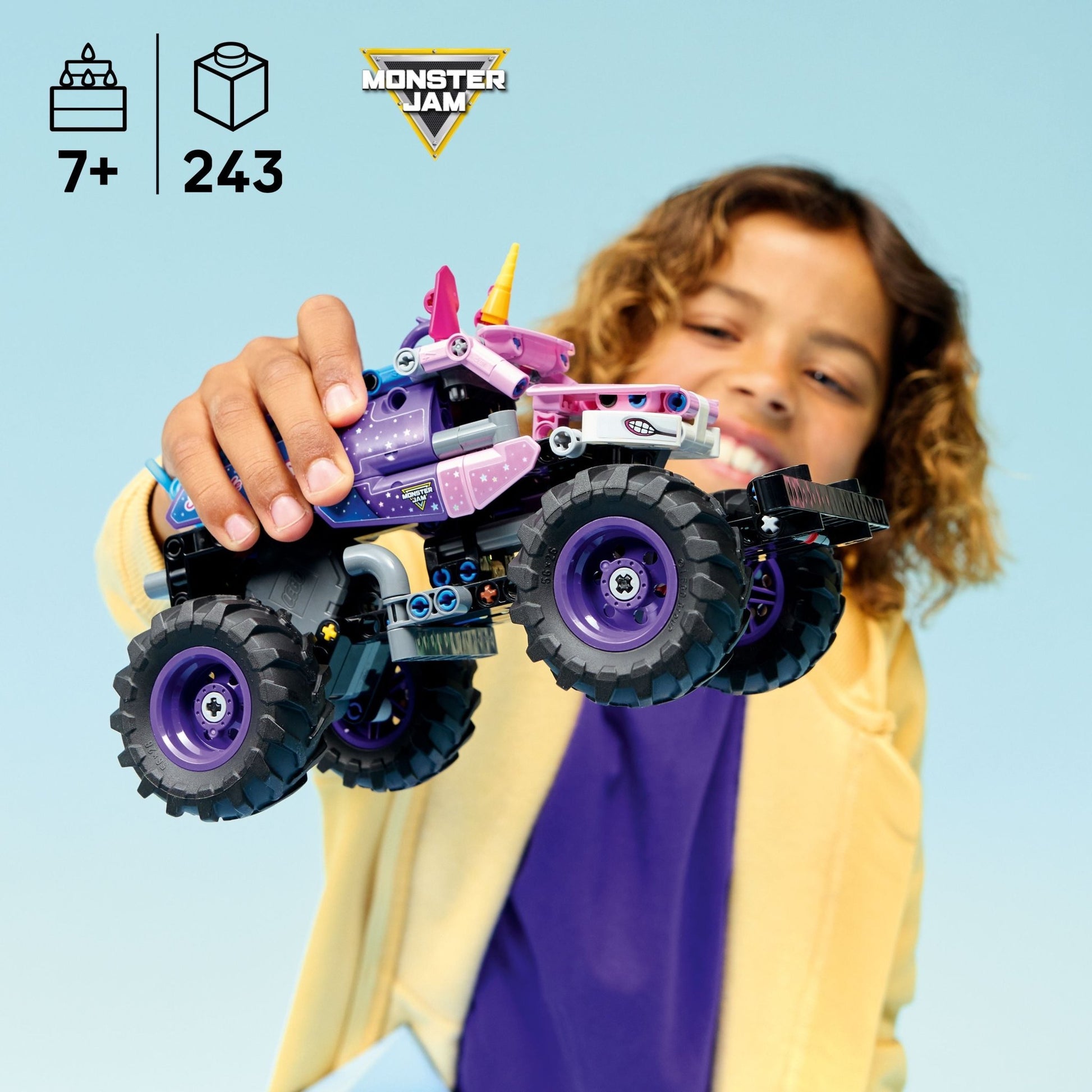 LEGO® Technic™ Monster Jam™ Sparkle Smash™ Pull - Back Toy 42220 - Mastermind Toys___249501