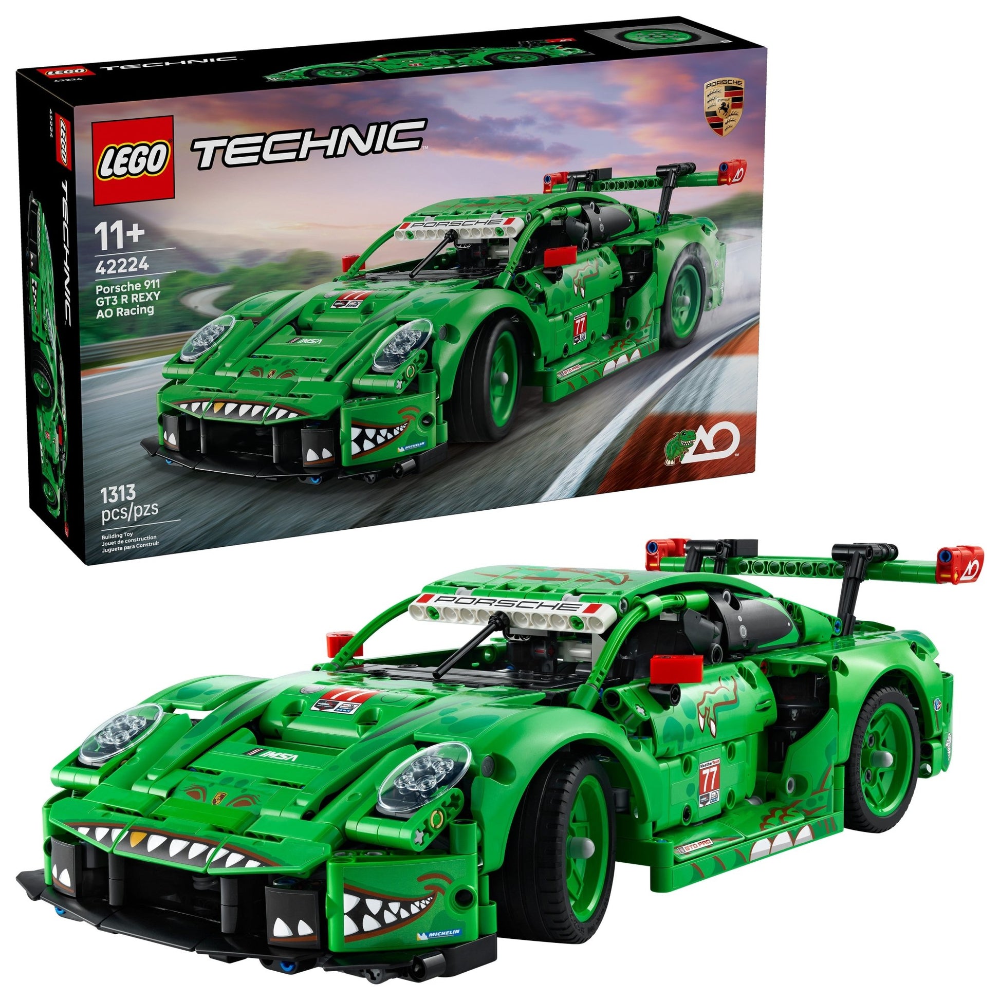 LEGO® Technic™ Porsche 911 GT3 R REXY AO Racing Car 42224 - Mastermind Toys___249505