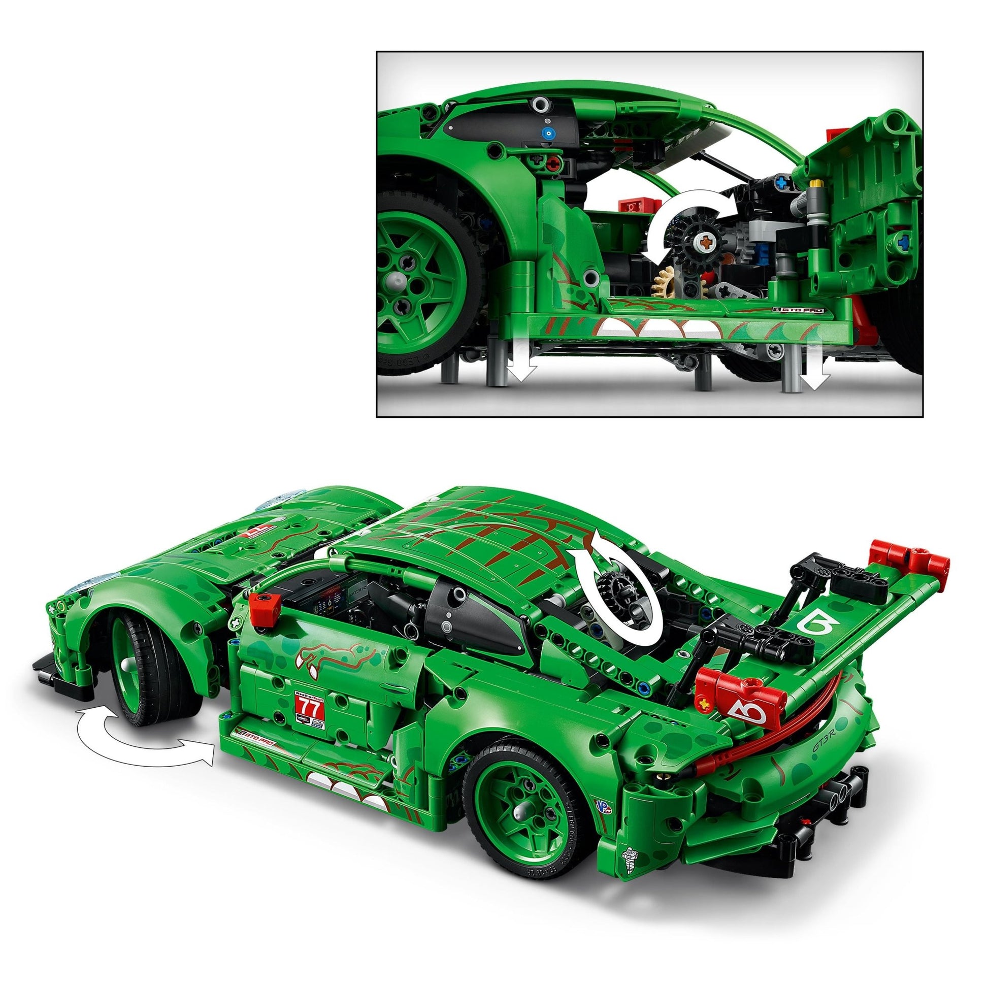 LEGO® Technic™ Porsche 911 GT3 R REXY AO Racing Car 42224 - Mastermind Toys___249505