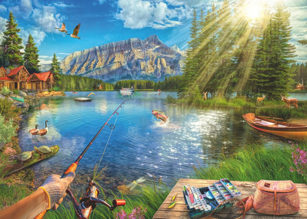 Life at the Lake 1000 pc Puzzle - Mastermind Toys___234492