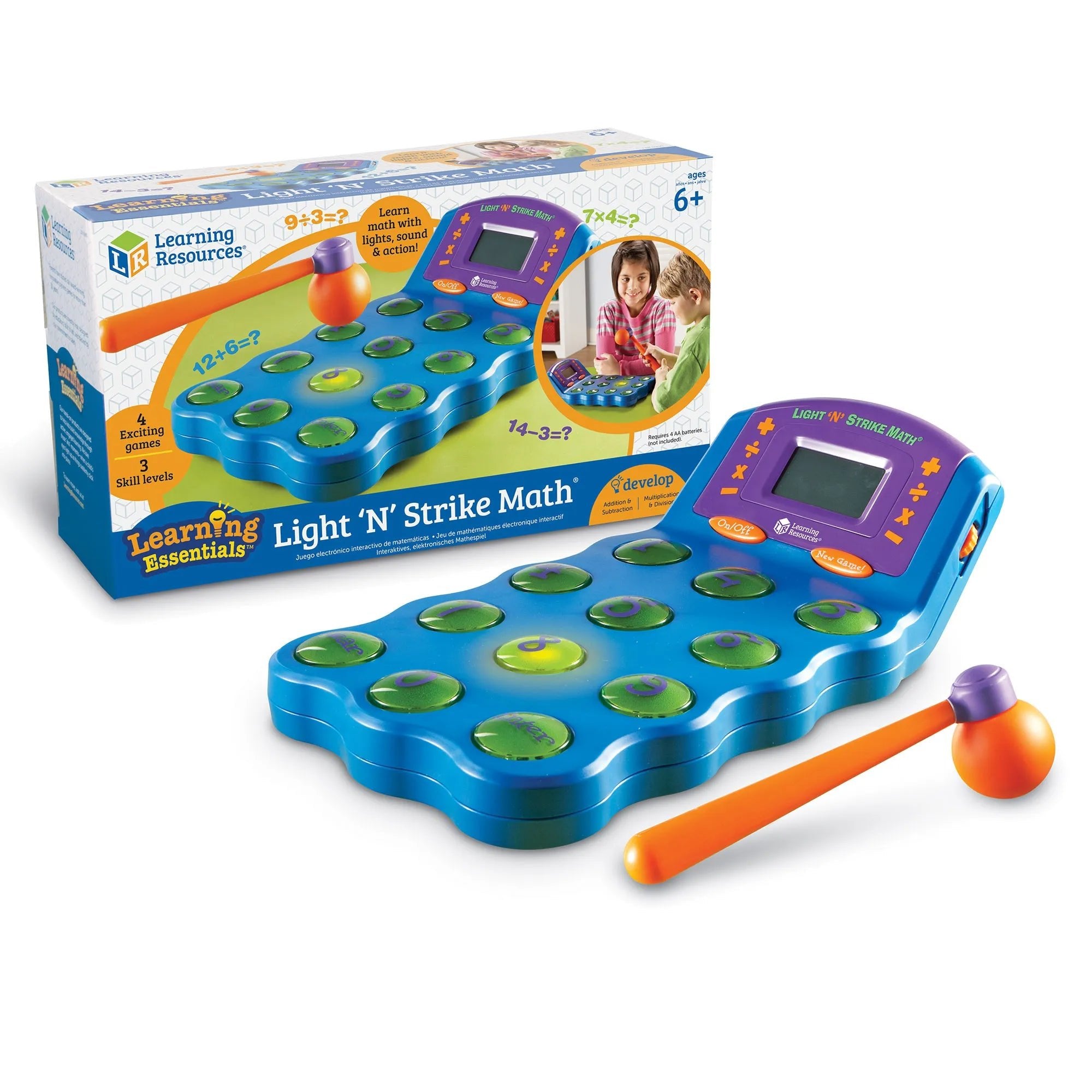 Light 'N' Strike Math® Arcade - Style Math - Mastermind Toys___255207