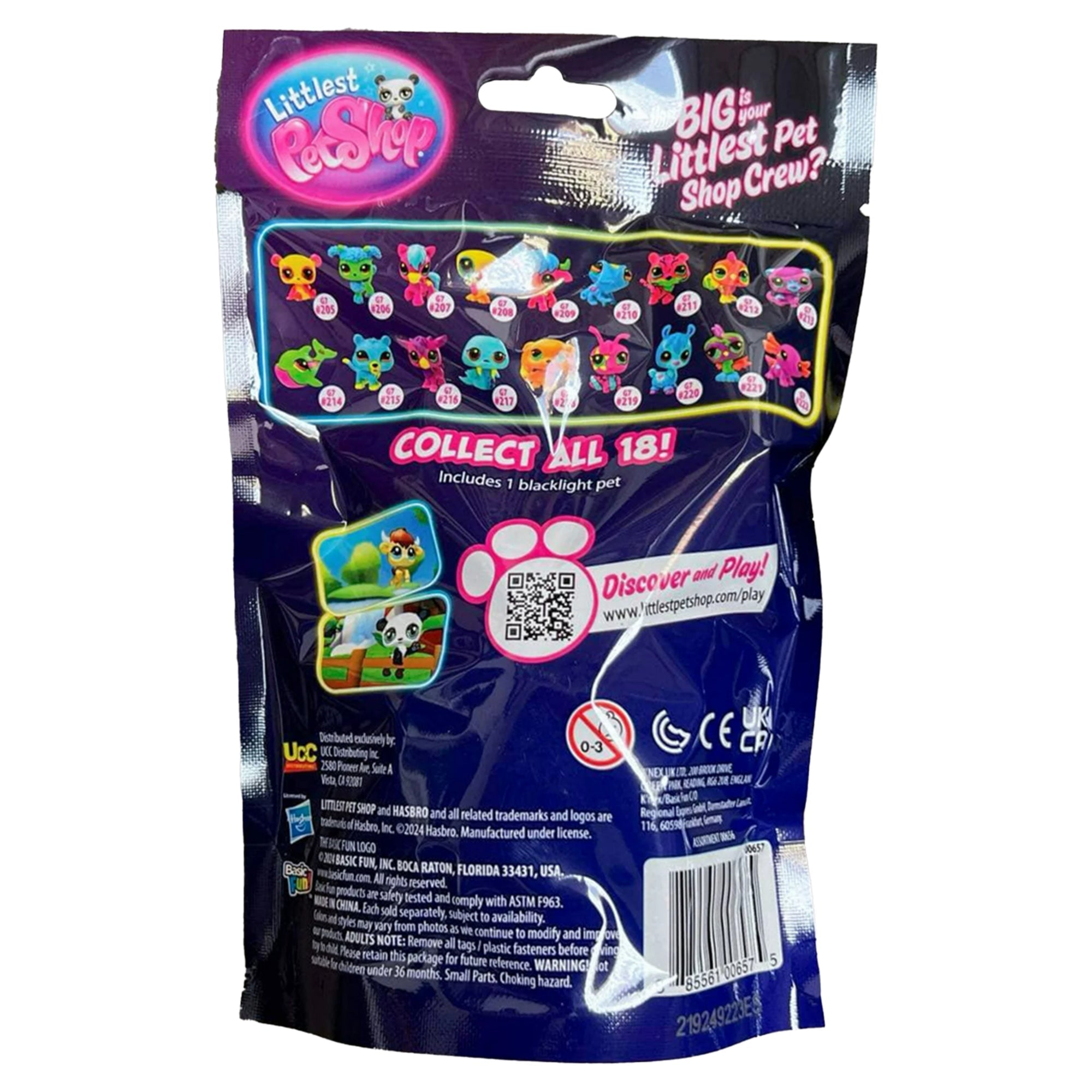 Littlest Pet Shop Blacklight Fig Blind Bag in CDU - Mastermind Toys___248218