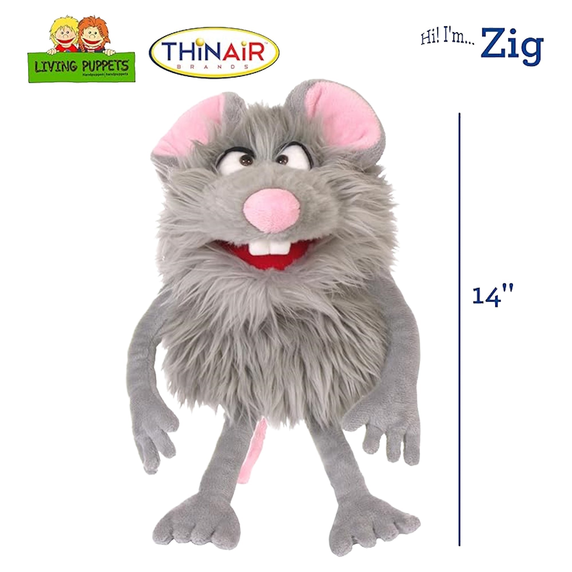 Living Puppets - Zig 14" - Mastermind Toys___248698