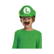 Luigi Elevated Hat + Mustache  - Mastermind Toys___232384