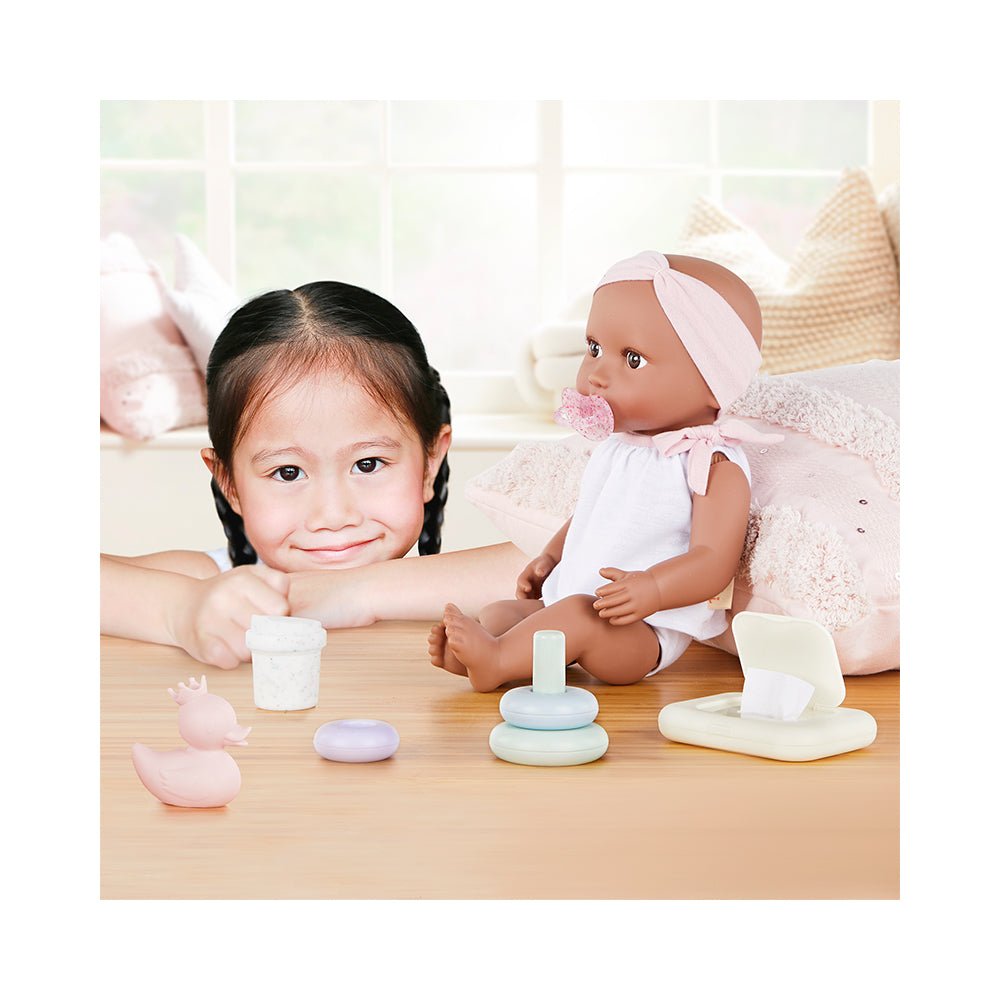 LullaBaby Newborn Essentials Accessory Set for 14” Baby Doll - Mastermind Toys___221584