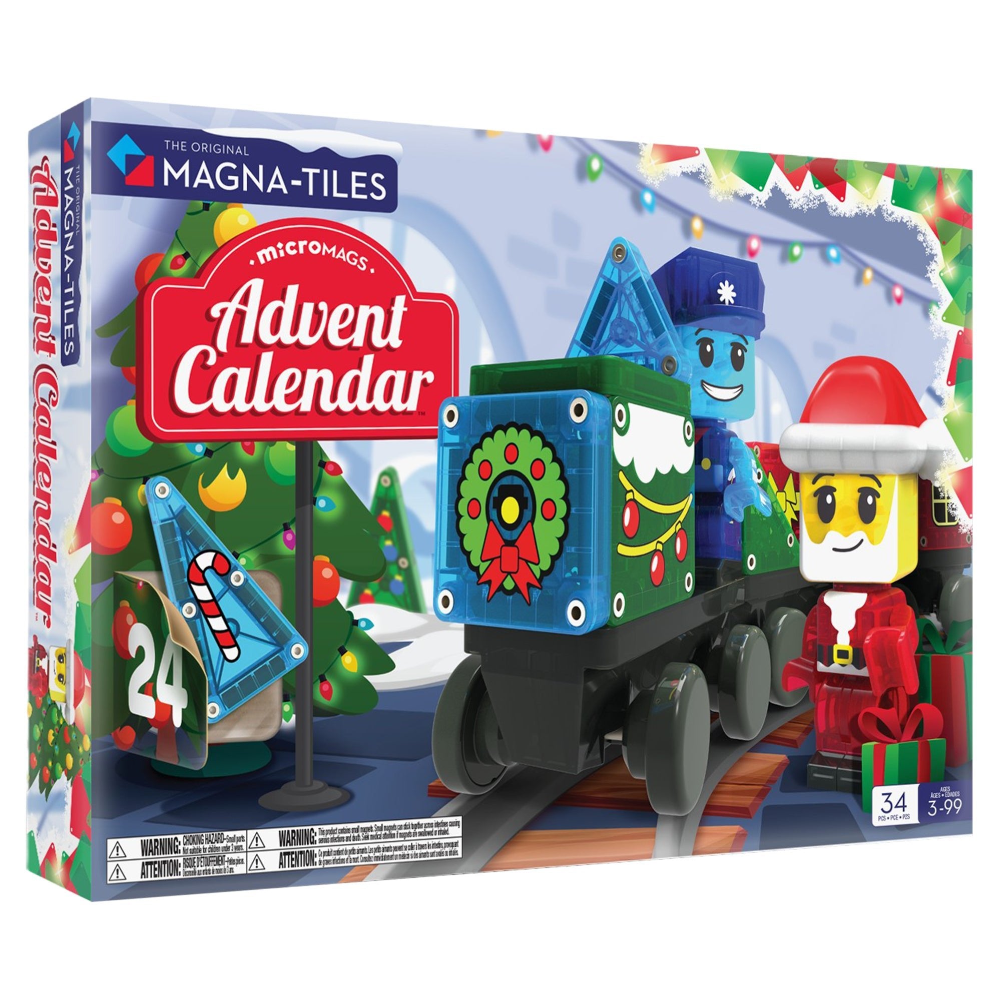 MAGNA - TILES Advent Calendar 34 - Piece - Mastermind Toys___245574