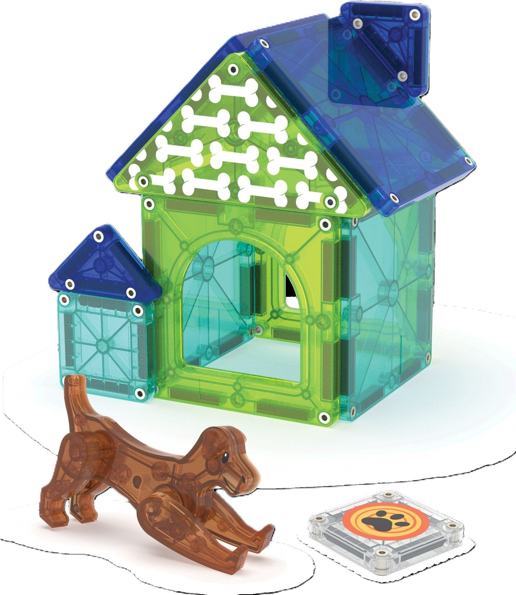 MAGNA - TILES Dog House 13 - Piece - Mastermind Toys___245567