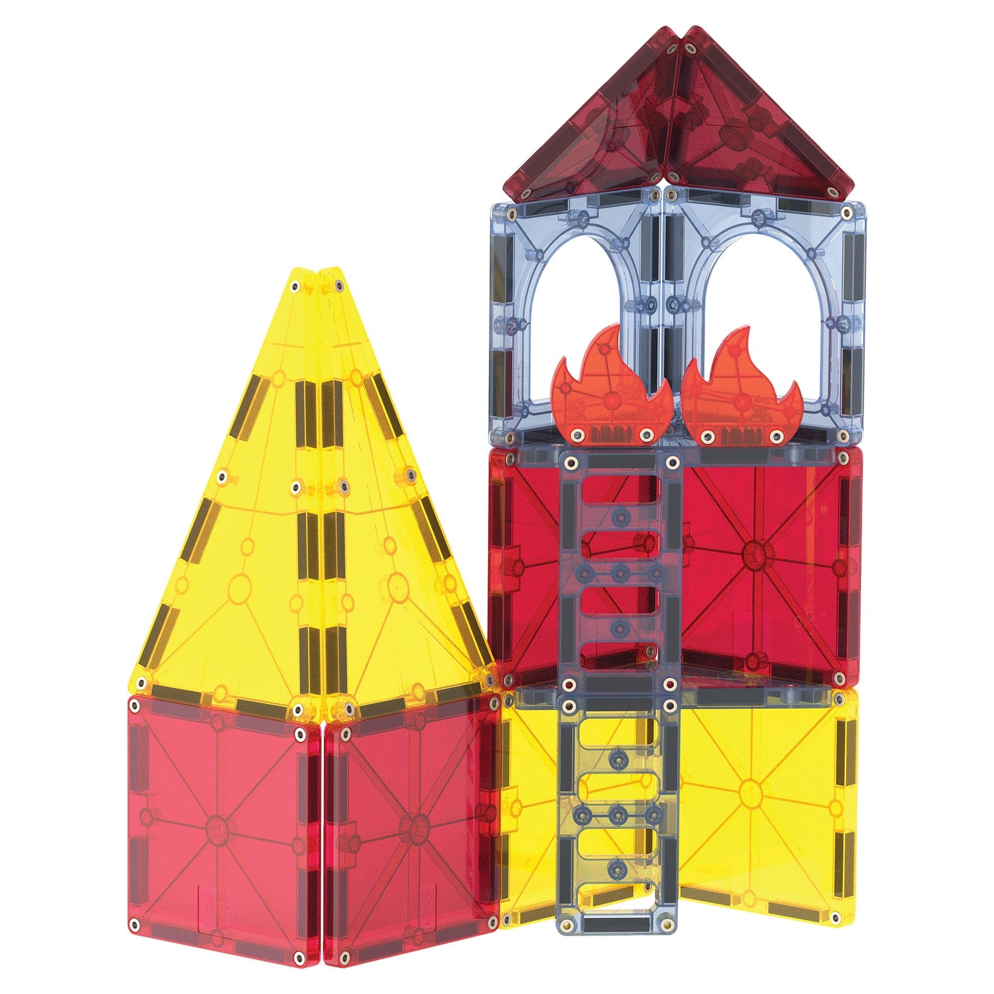 MAGNA - TILES Fire Rescue 27 - Piece - Mastermind Toys___245571