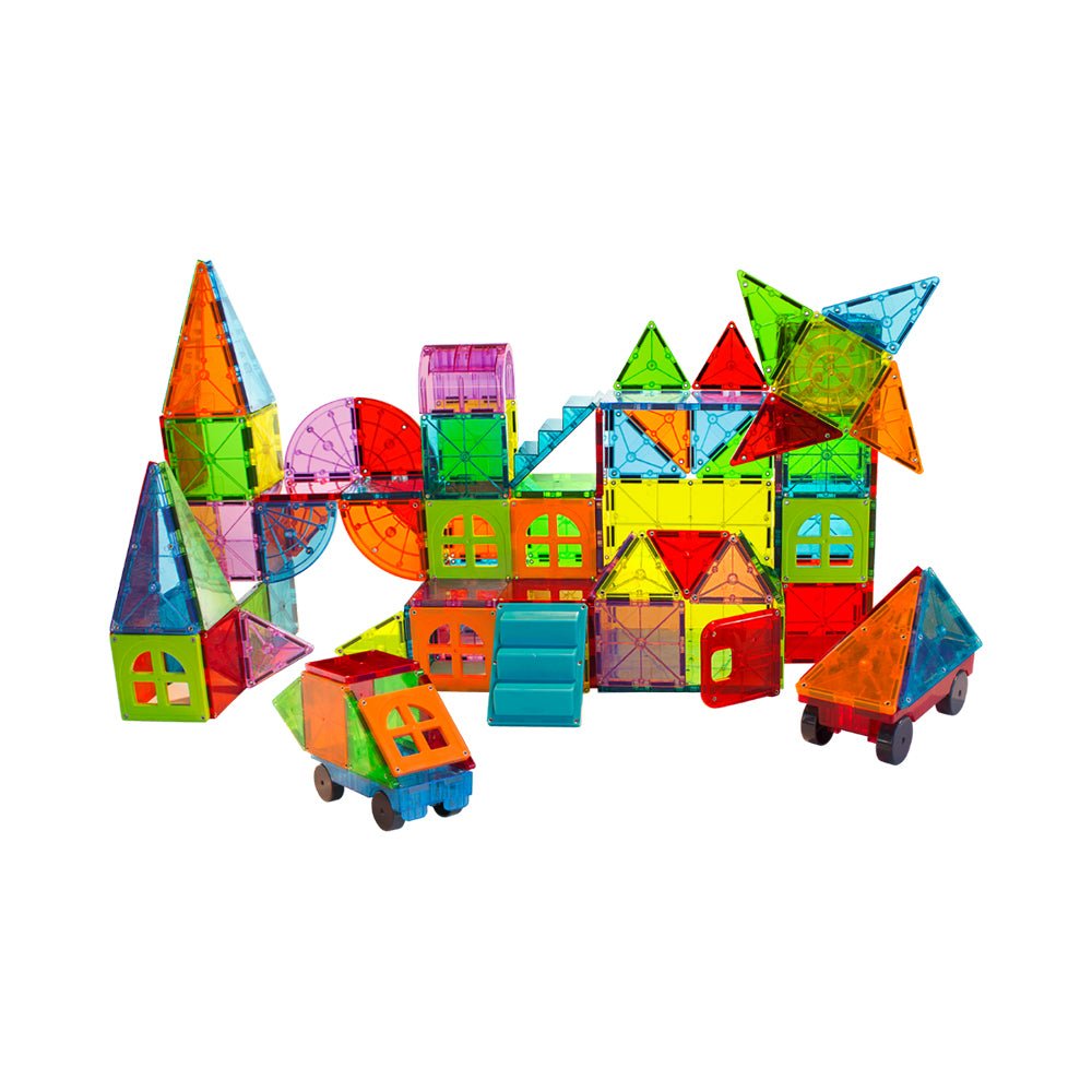 MAGNA - TILES Metropolis 110 - Piece Magnetic Construction Set, The ORIGINAL Magnetic Building Brand - Mastermind Toys___215840