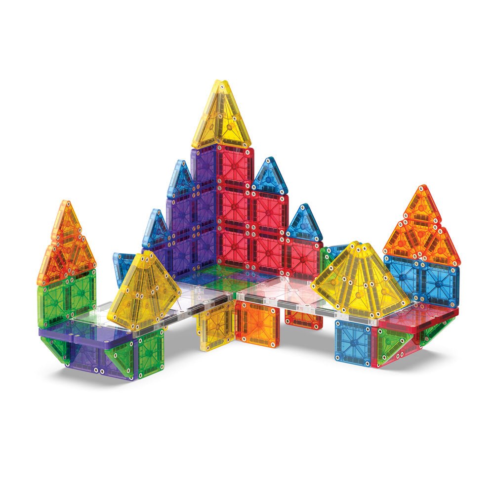 MAGNA - TILES?? microMAGS 70 - Piece Deluxe Magnetic Construction Set, The ORIGINAL Magnetic Brand - Mastermind Toys___234359