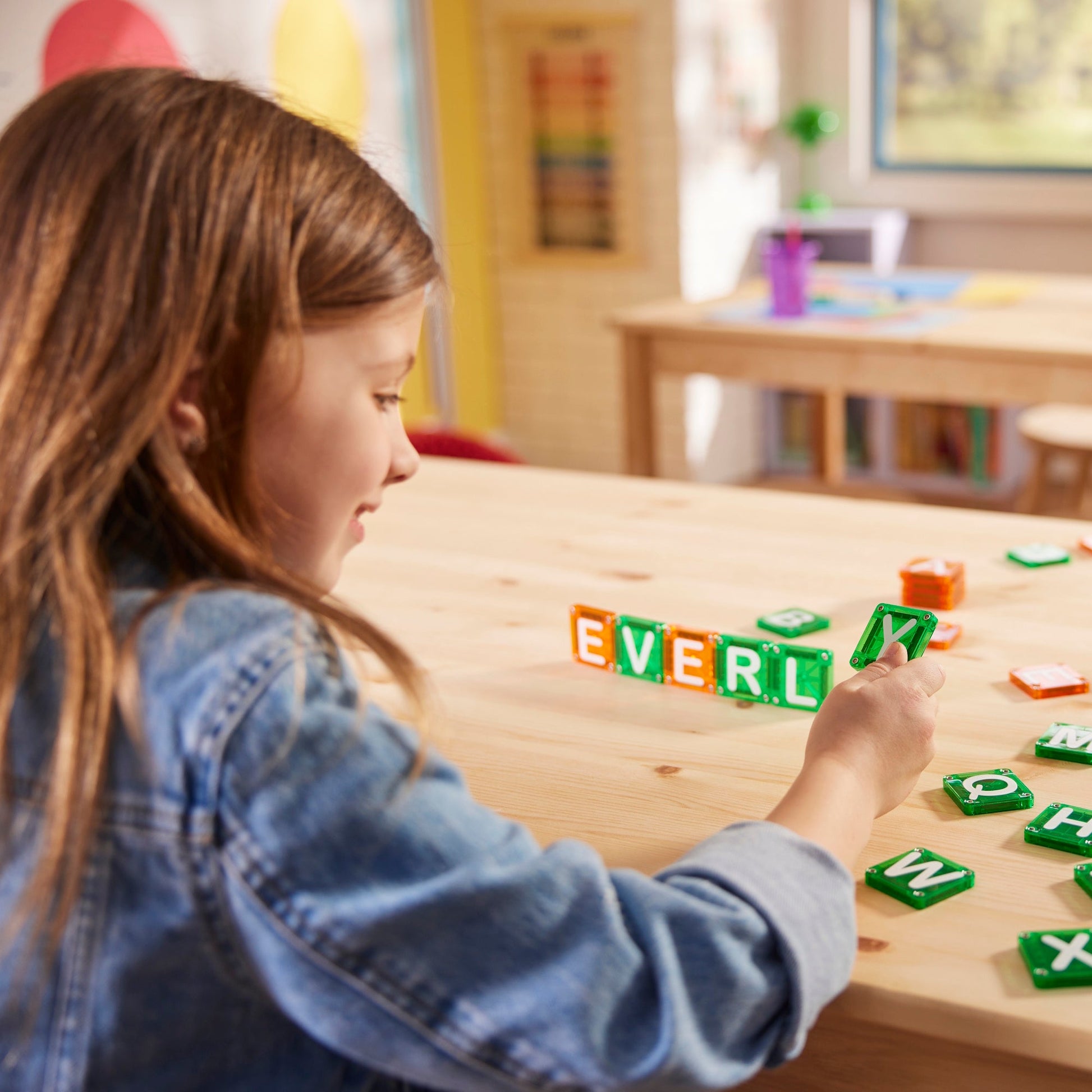 MAGNA-TILES® microMAGS LEARN Letters 56-Piece - Mastermind Toys___255823